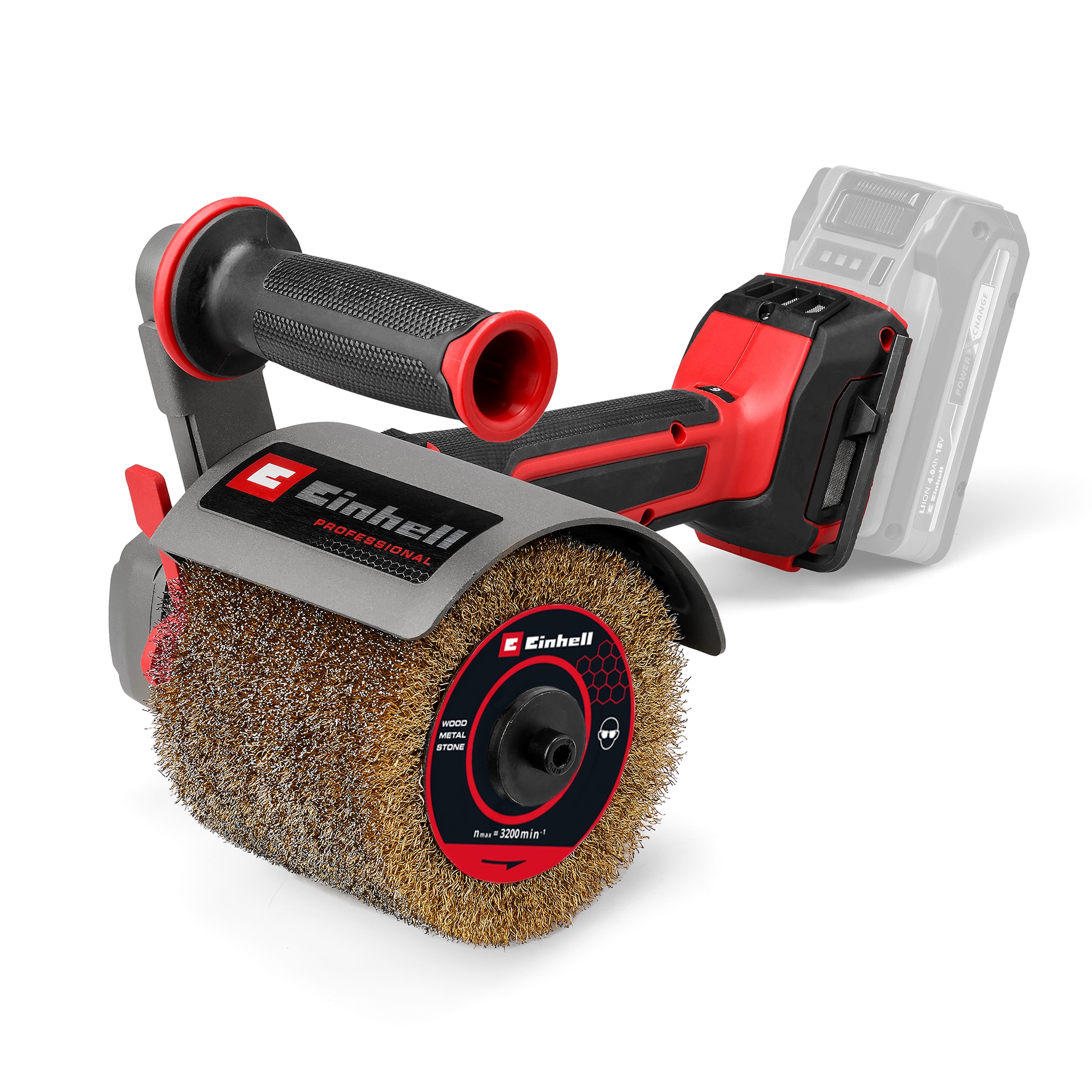 Einhell, Schleifroller »Akku-B ürstenschleifer TP-BR 18/32 Li BL - Solo« ohne Akku und Ladegerät, (ohne Farbbezeichnung), Dauerlaufarretierung für 