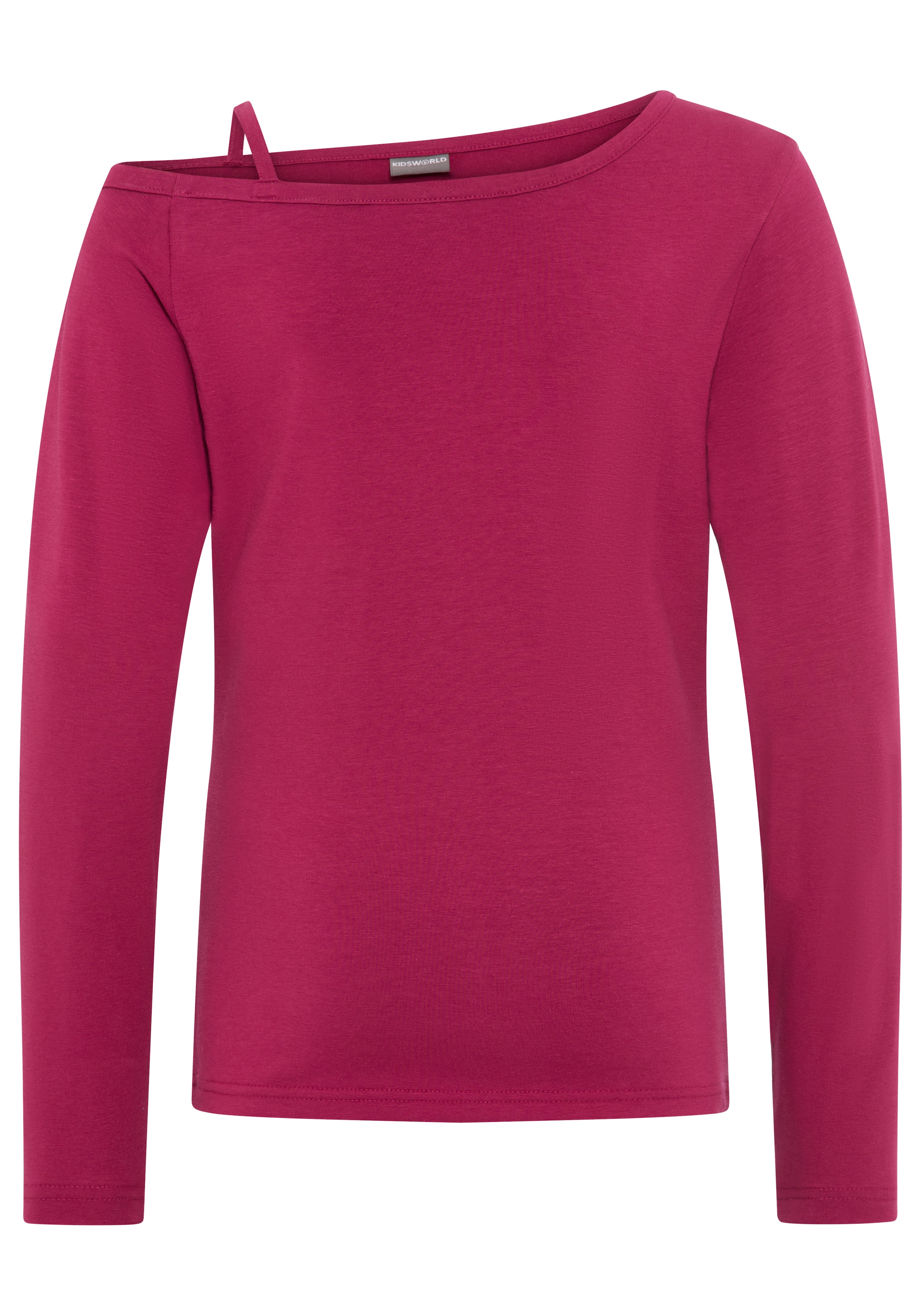 KIDSWORLD Langarmshirt »Off-Shoulder Shirt« Mit modischer Schulterlösung