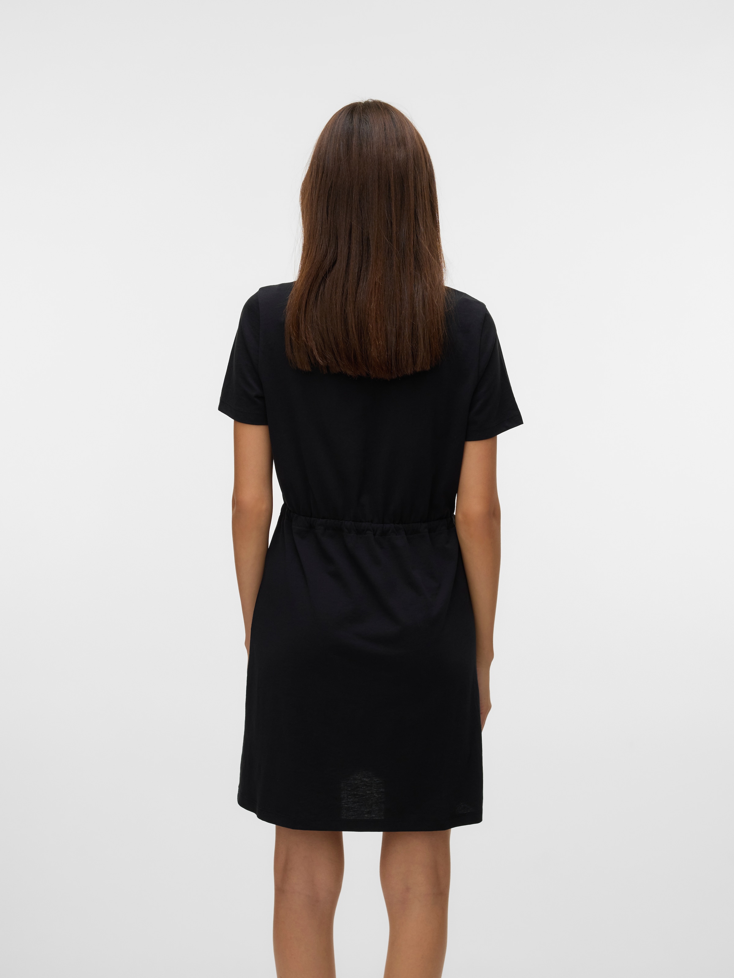Vero Moda Shirtkleid »VMLUNA SS SHORT STRING DRESS JRS NOOS«