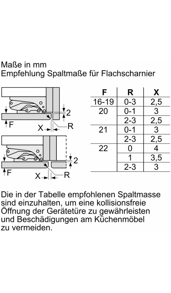 NEFF Einbaukühlschrank »KI2423DD1«, KI2423DD1, 122,1 cm hoch, 56 cm breit, Fresh Safe: Schublade für flexible Lagerung von Obst & Gemüse