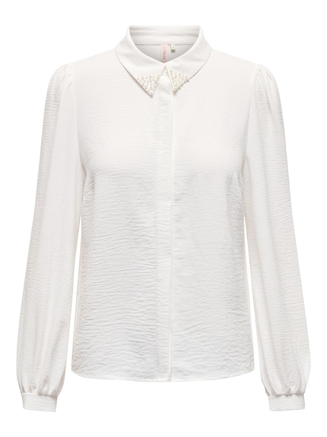 ONLY Hemdbluse »ONLMETTE PEARL LS SHIRT WVN« Kunstfaser, regular fit