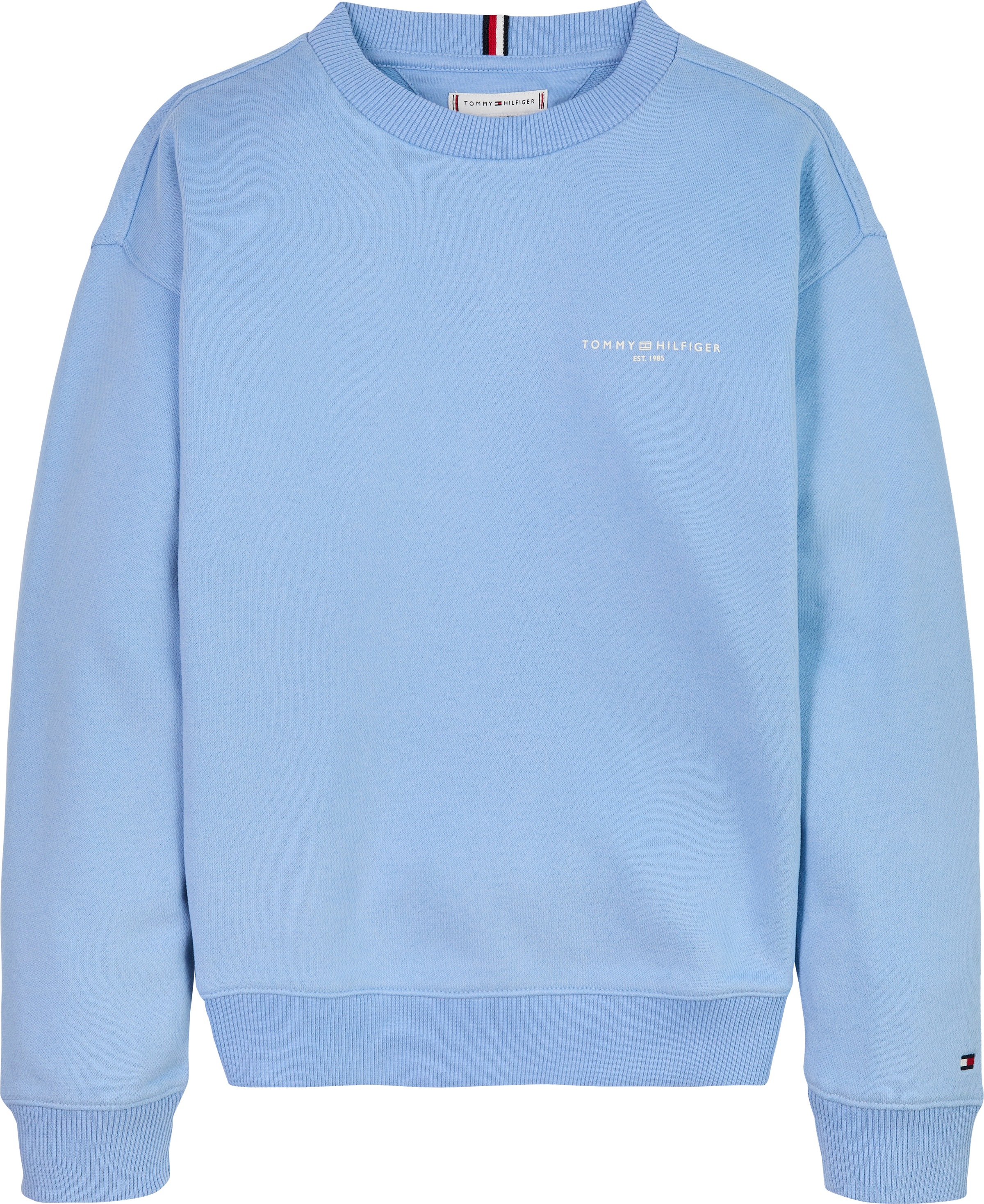 Tommy Hilfiger Sweatshirt »MINI CORP C-NECK SWEATSHIRT«, für Kinder bis 16 Jahre, mit Logo-Stickerei
