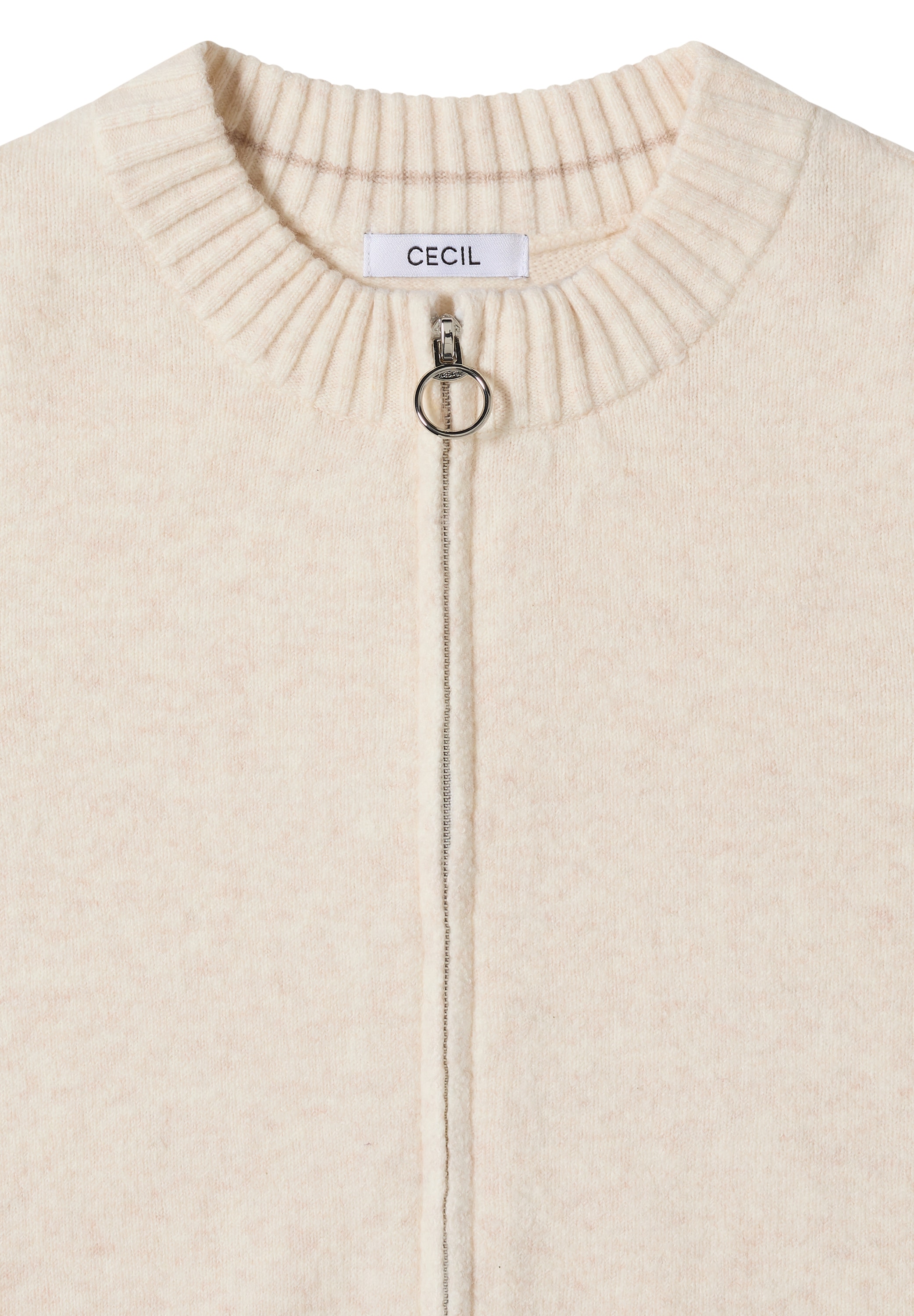 Cecil Cardigan, mit Rippbündchen