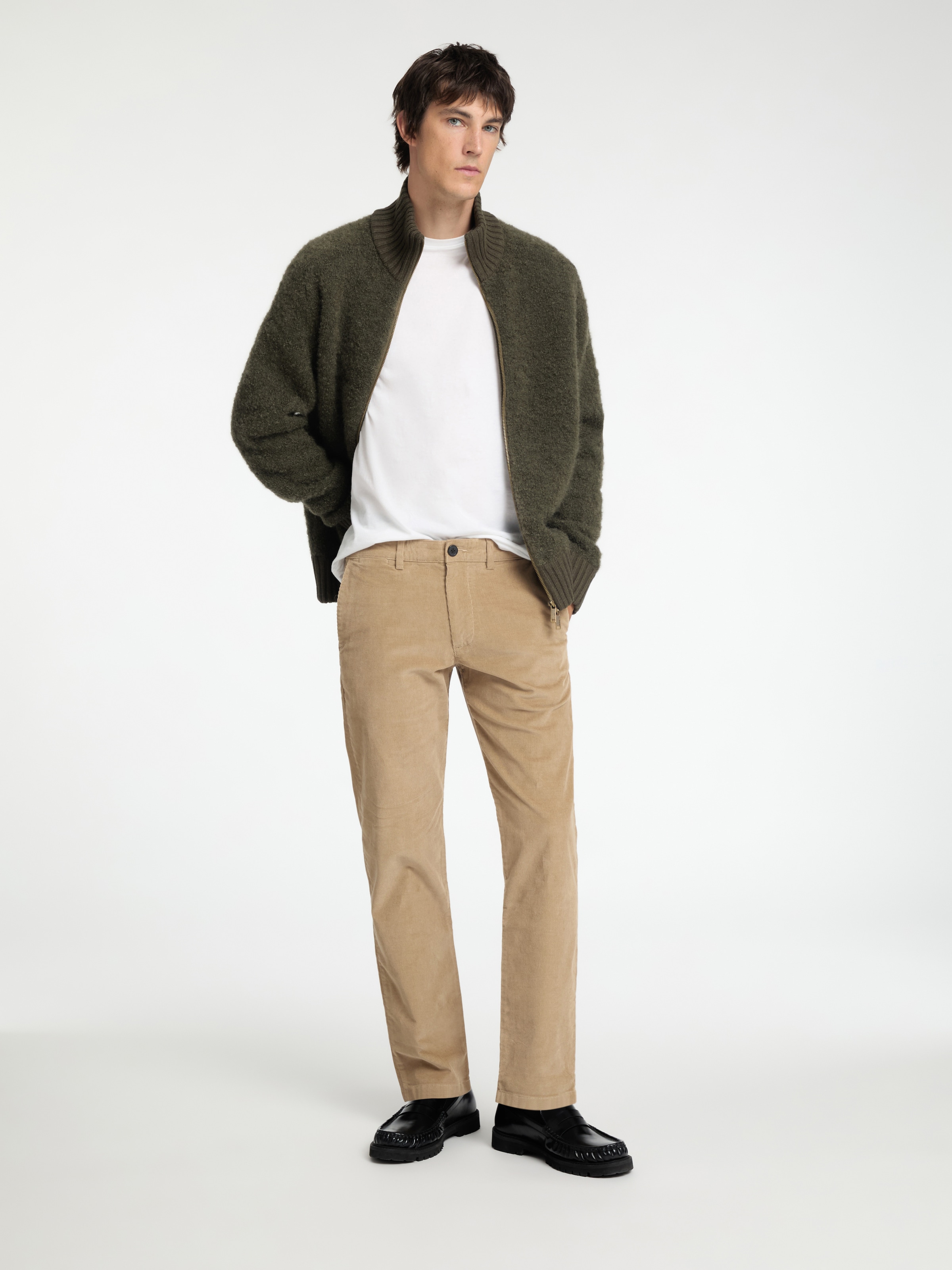SELECTED HOMME Cordhose »SLH196-STRAIGHT MILES CORD PANT W NOOS«