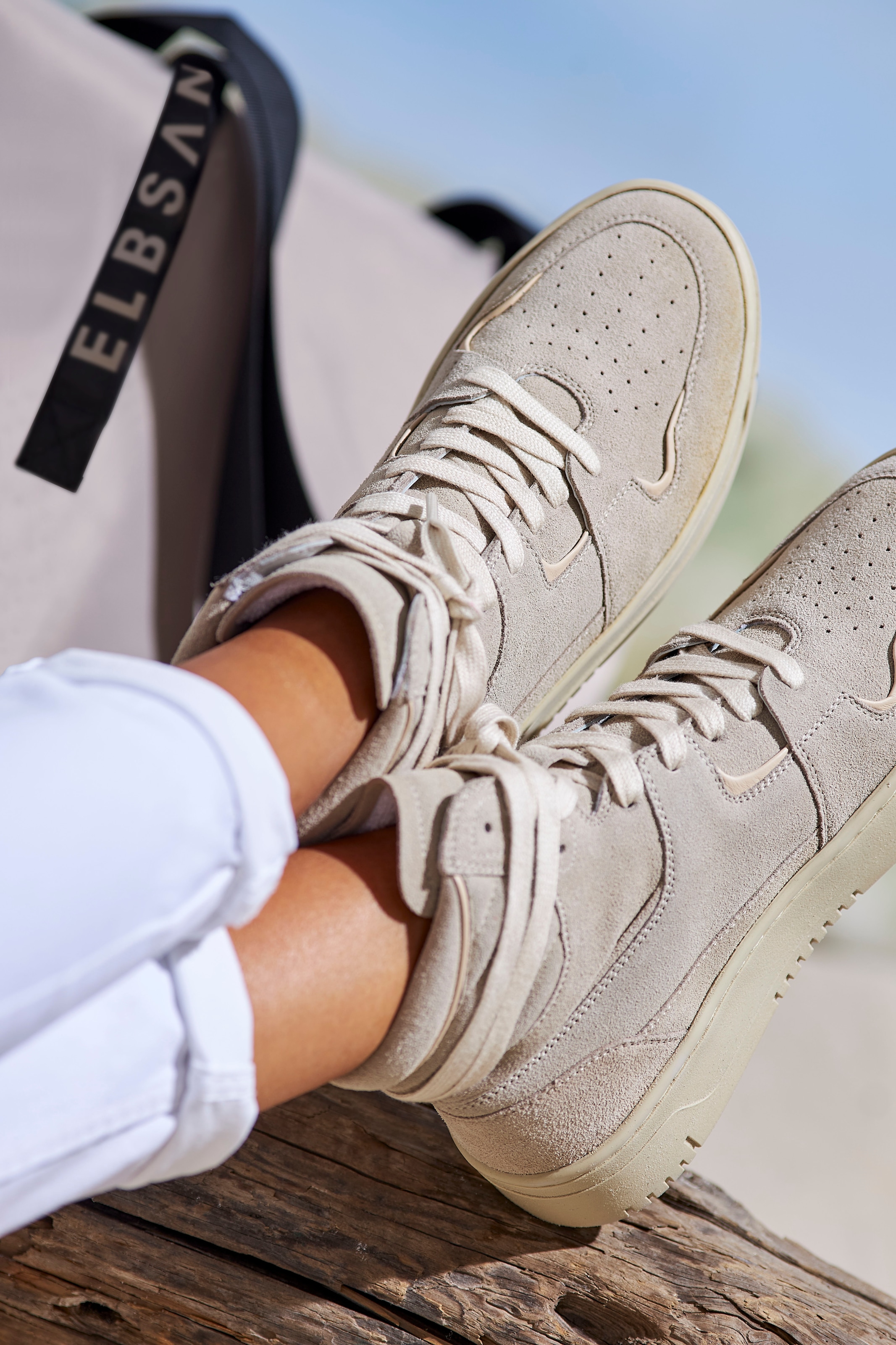Elbsand Shopper »Schultertasche«, große Handtasche, Henkeltasche, Tragetasche, Badetasche VEGAN