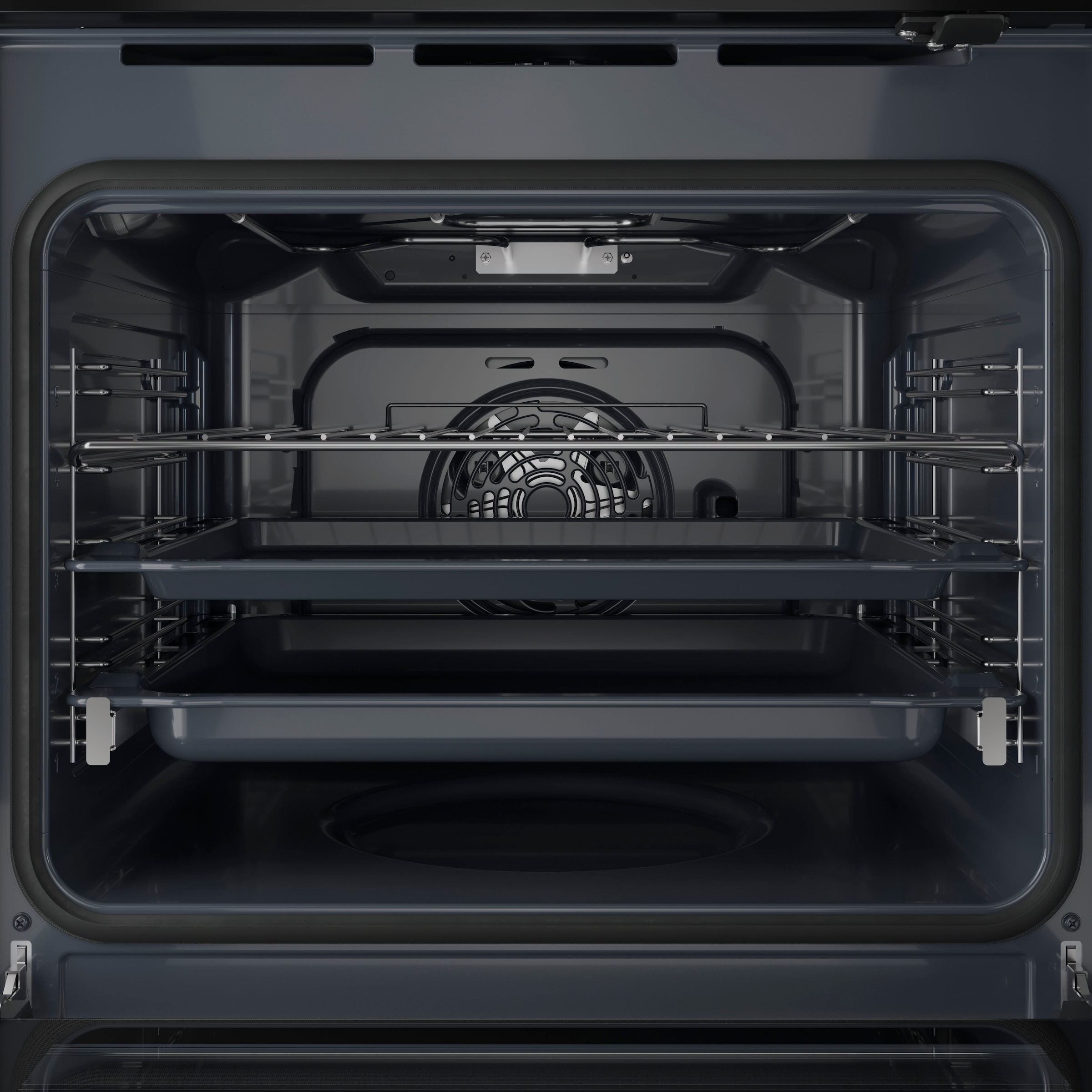 Privileg Backofen-Set »PBA2S85HU1K«, (Set, 2 St.), Schonendes Garen dank des Turn&Go Dampfprogrammes für beste Ergebnisse