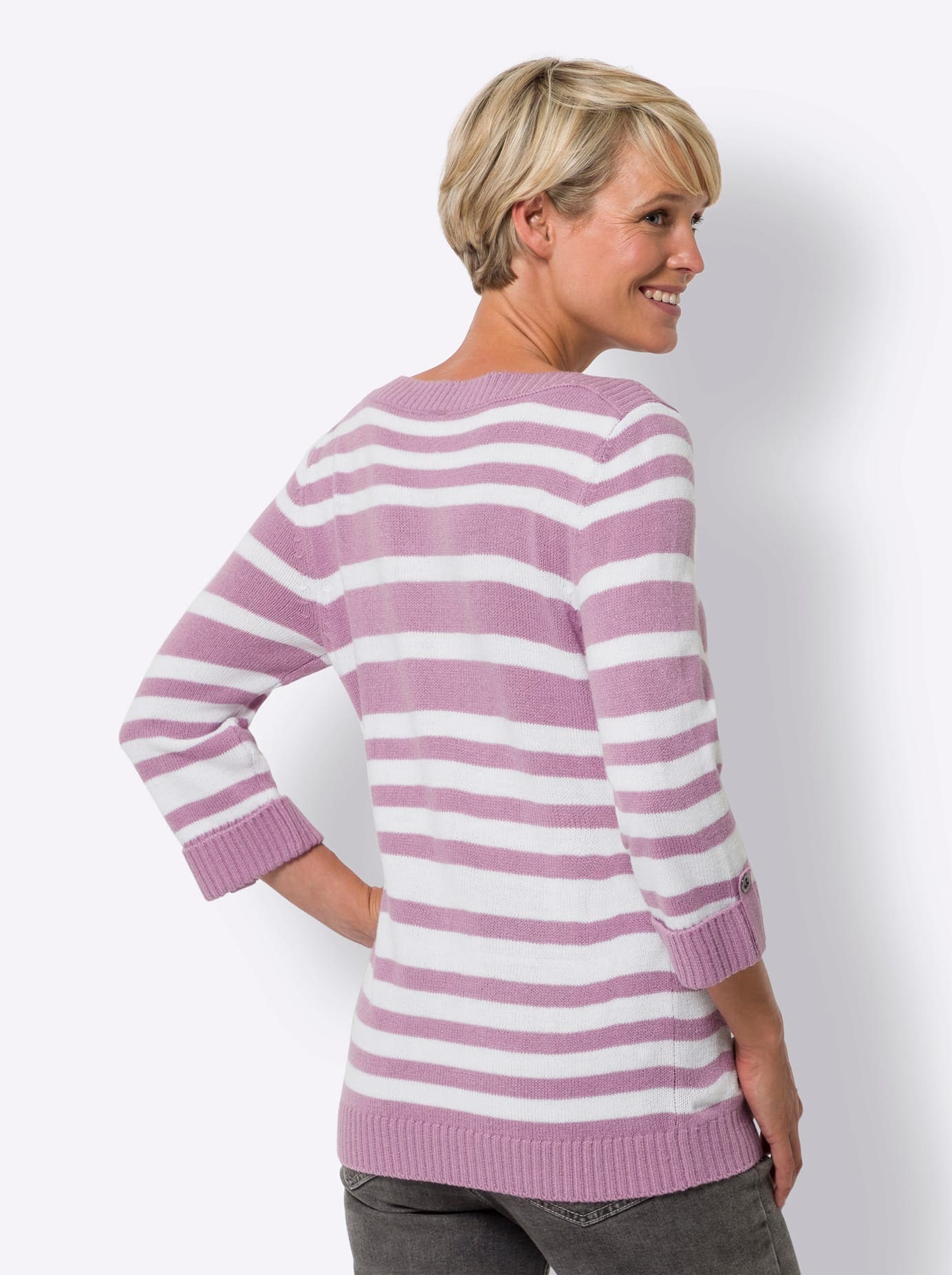 Classic Basics 3/4 Arm-Pullover »Rundhals-Pullover«