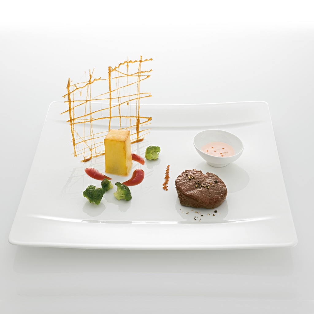 Villeroy & Boch Speiseteller »Speiseteller Modern Grace 27,4 x 27,4 cm 6er Set weiß«