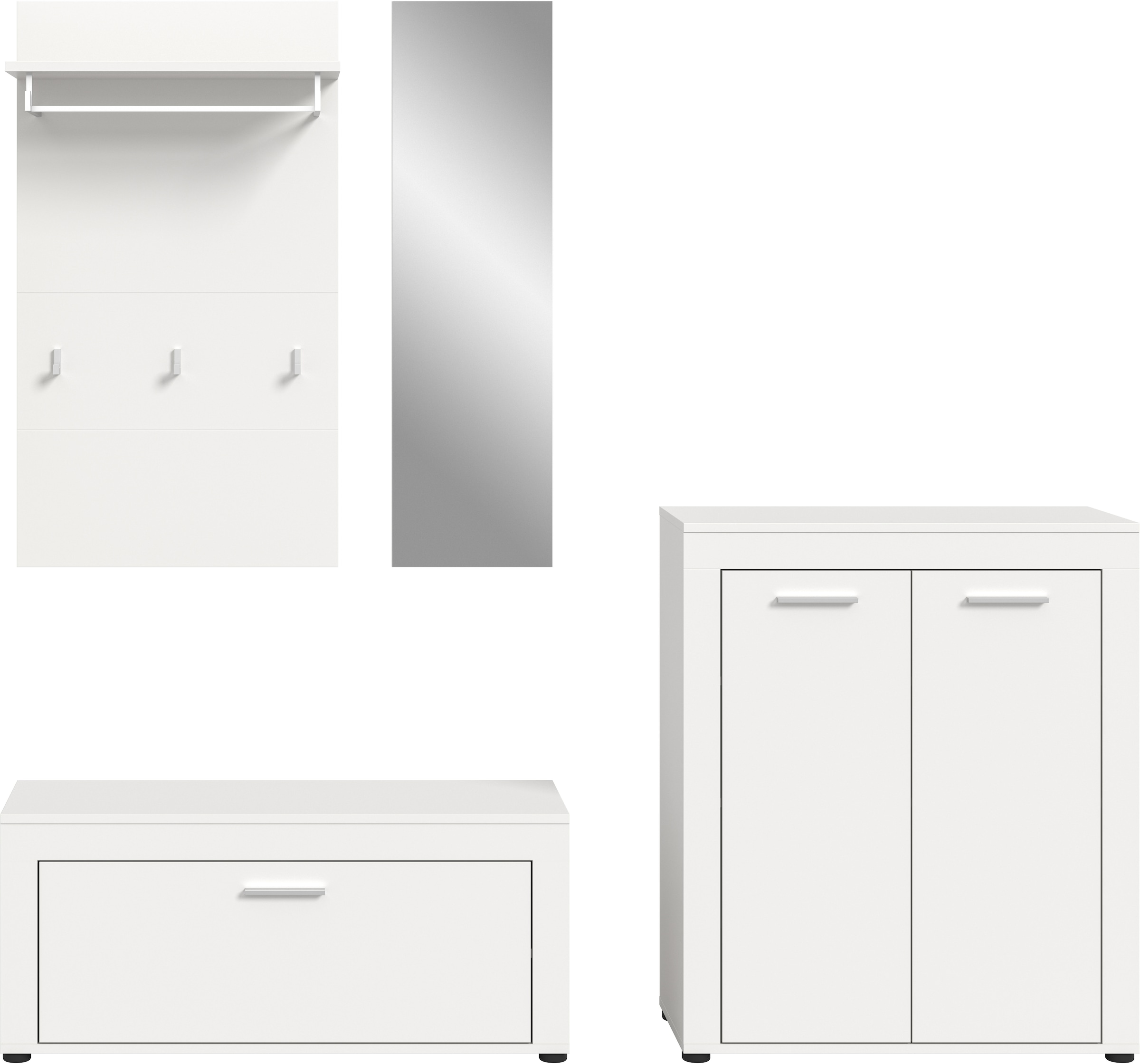 INOSIGN Garderoben-Set »Aosta« Set, 4 Stk. tlg.