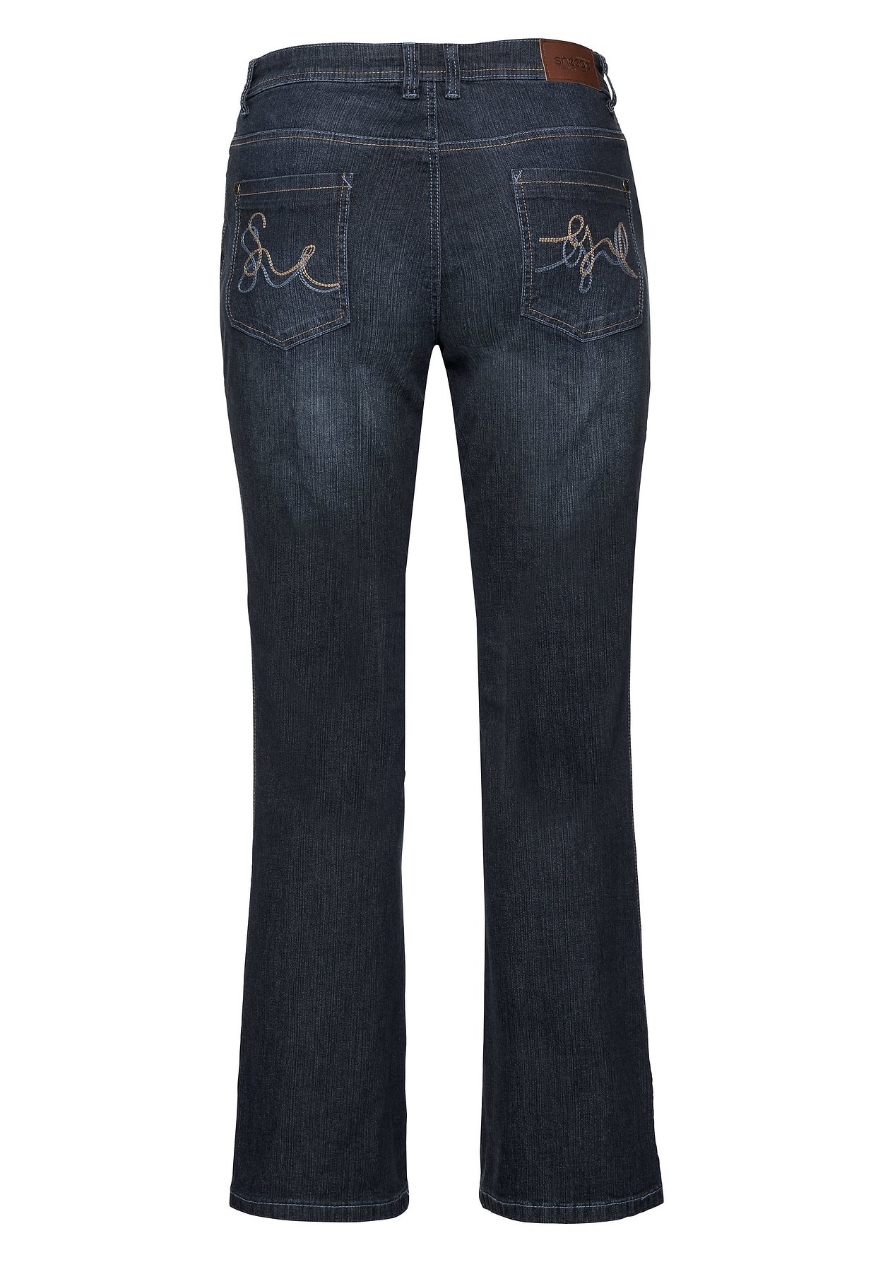 Sheego Stretch-Jeans »Jeans mit Used-Effekten«, mit Used-Effekten