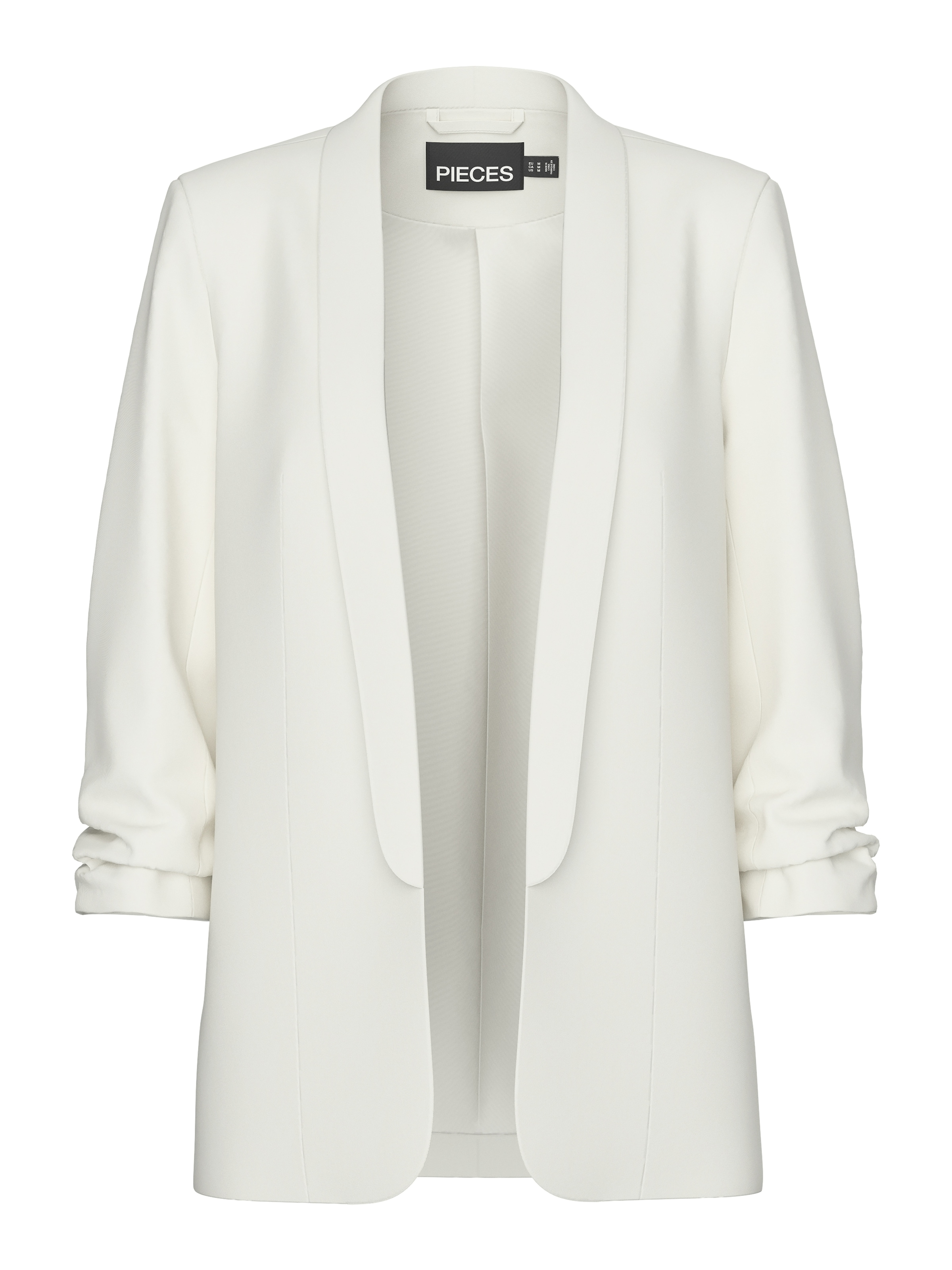 pieces Blusenblazer »PCBOSELLA 3/4 BLAZER NOOS«, mit Faltendetail am Ärmel