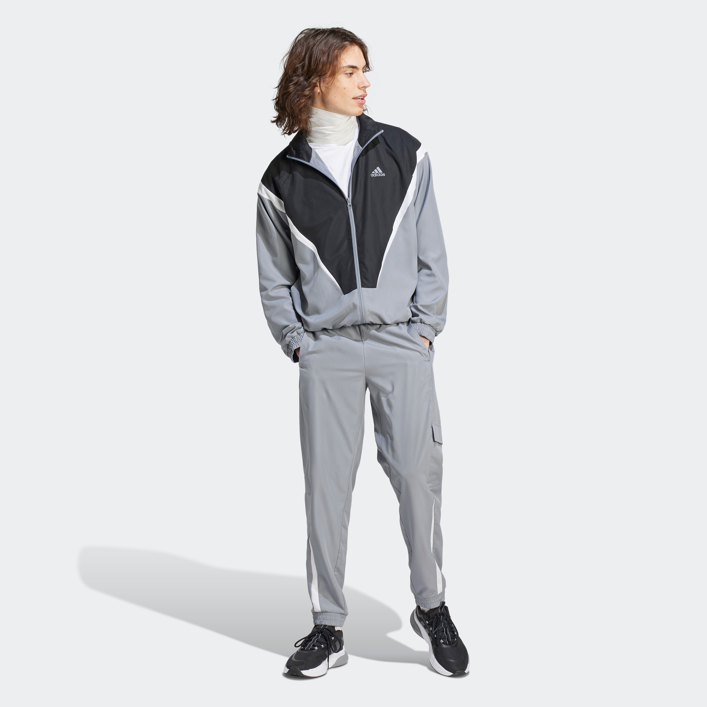 adidas Sportswear Trainingsanzug »SPORTSWEAR WOVEN NON-HOODED«, (2 tlg.)