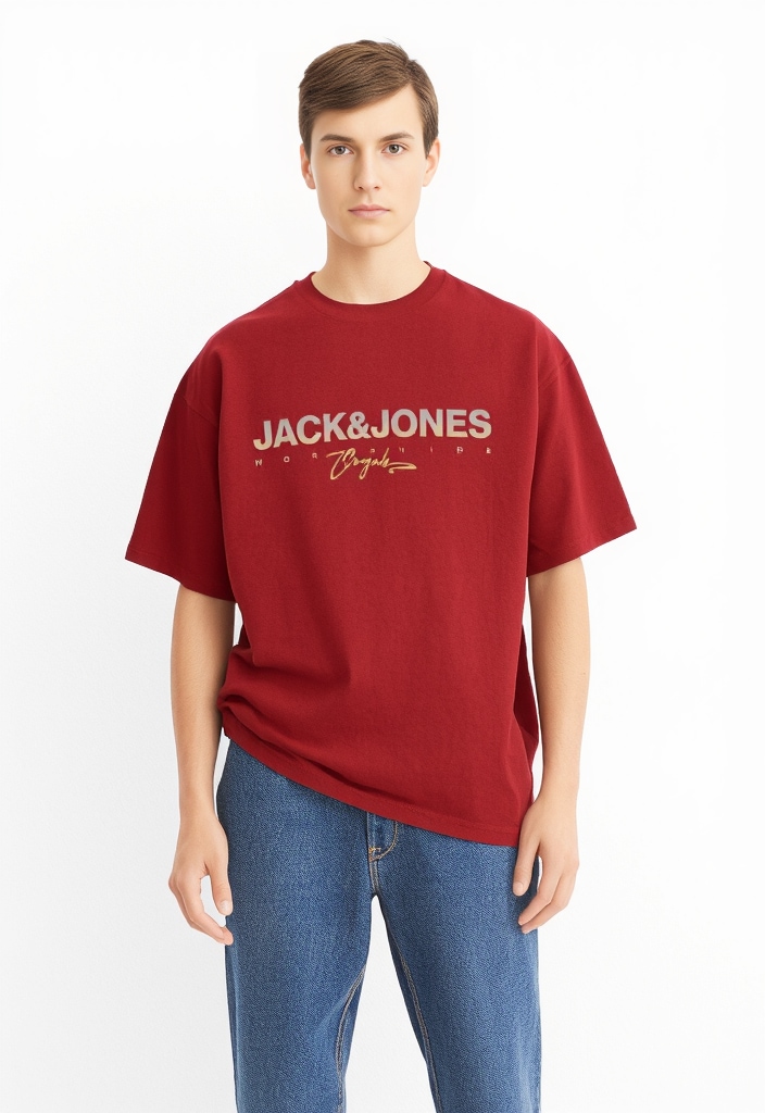 Jack & Jones Junior T-Shirt »JORCANGGU mit Druck und angenehmem Tragegefühl« bedruckt, modisch, regular fit, Single Jersey, Rundhals