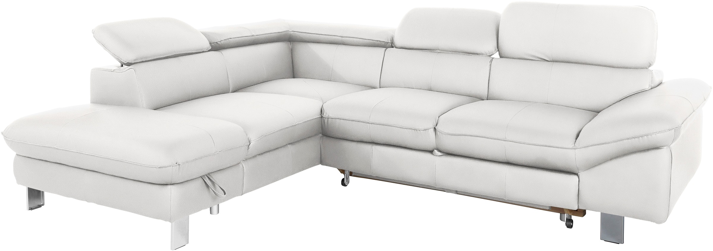COTTA Ecksofa »Driver L-Form«, mit Kopfteilverstellung, wahlweise mit Bettfunktion & Bettkasten