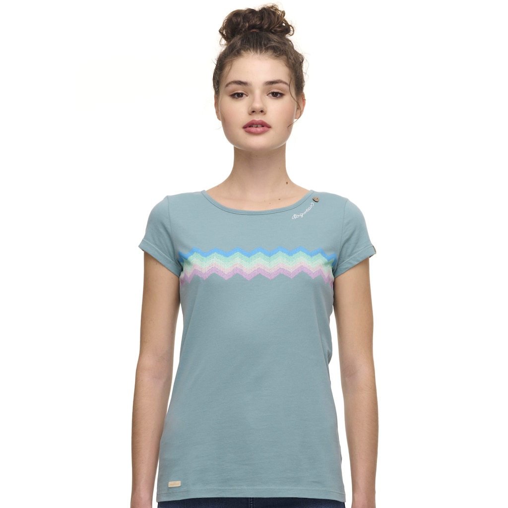 Ragwear T-Shirt »MINT RAINBOW« mit Regenbogen-Print