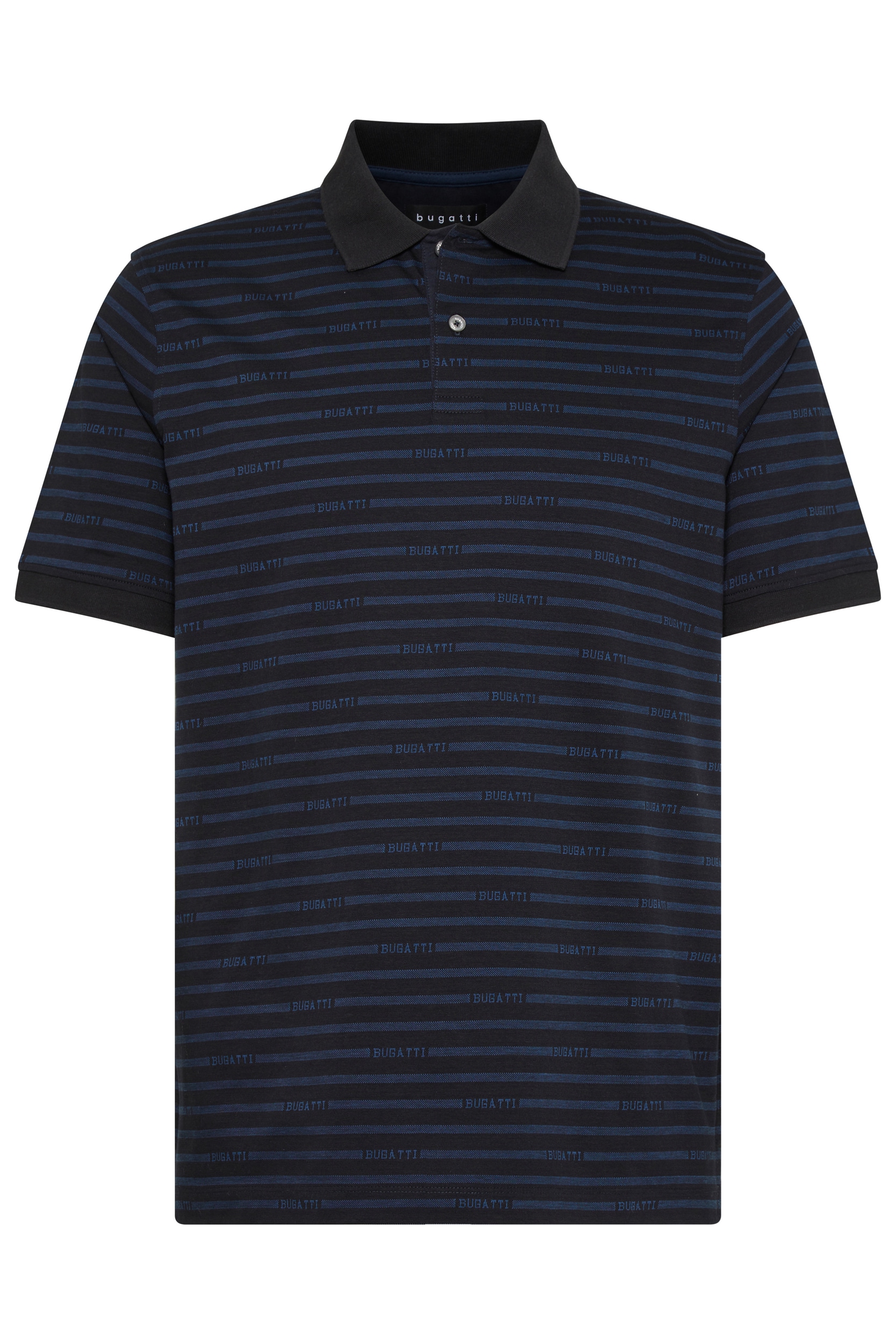 bugatti Poloshirt, mit Logo-Schriftzug