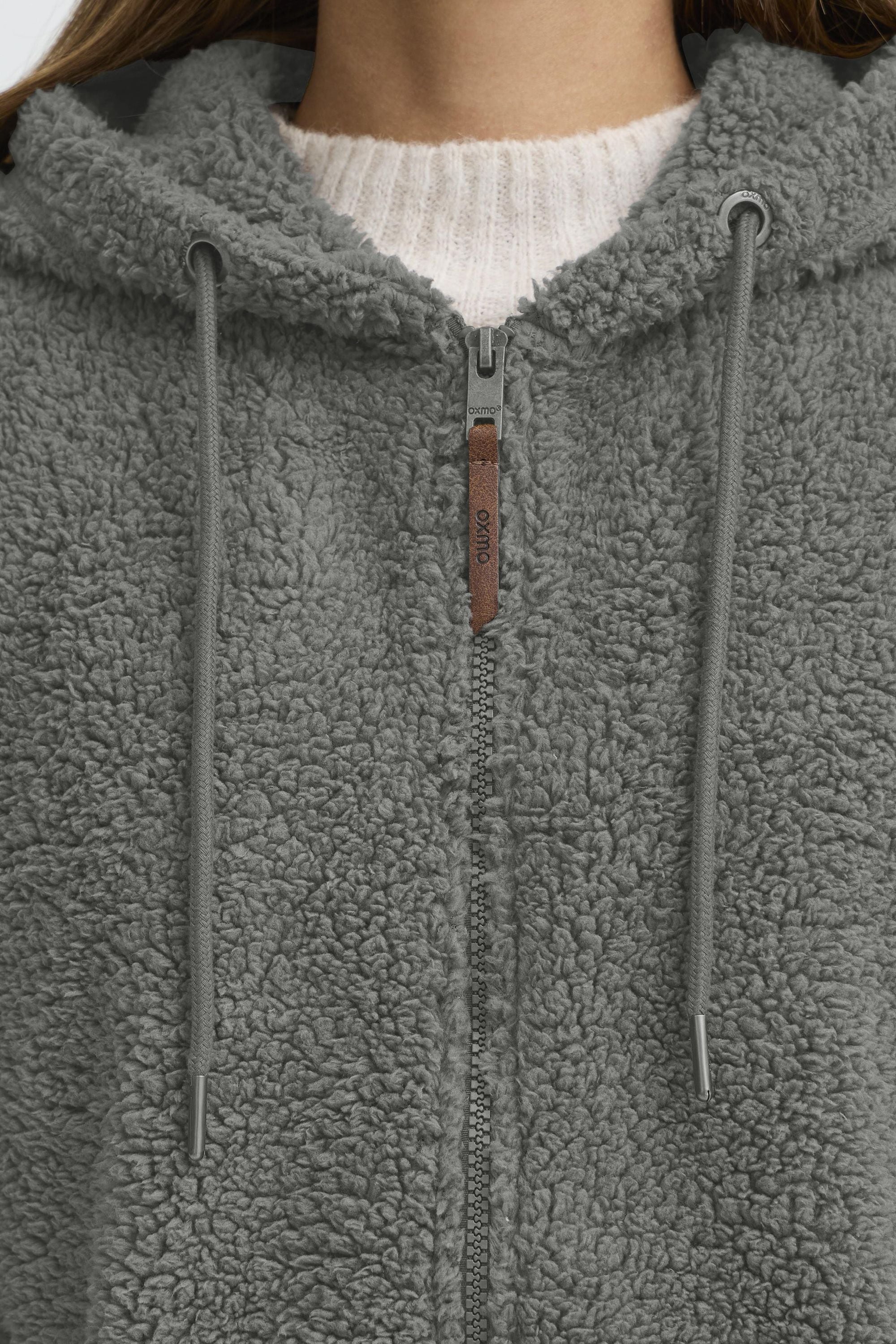 OXMO Kapuzensweatjacke »Kapuzenfleecejacke OXBERINA«
