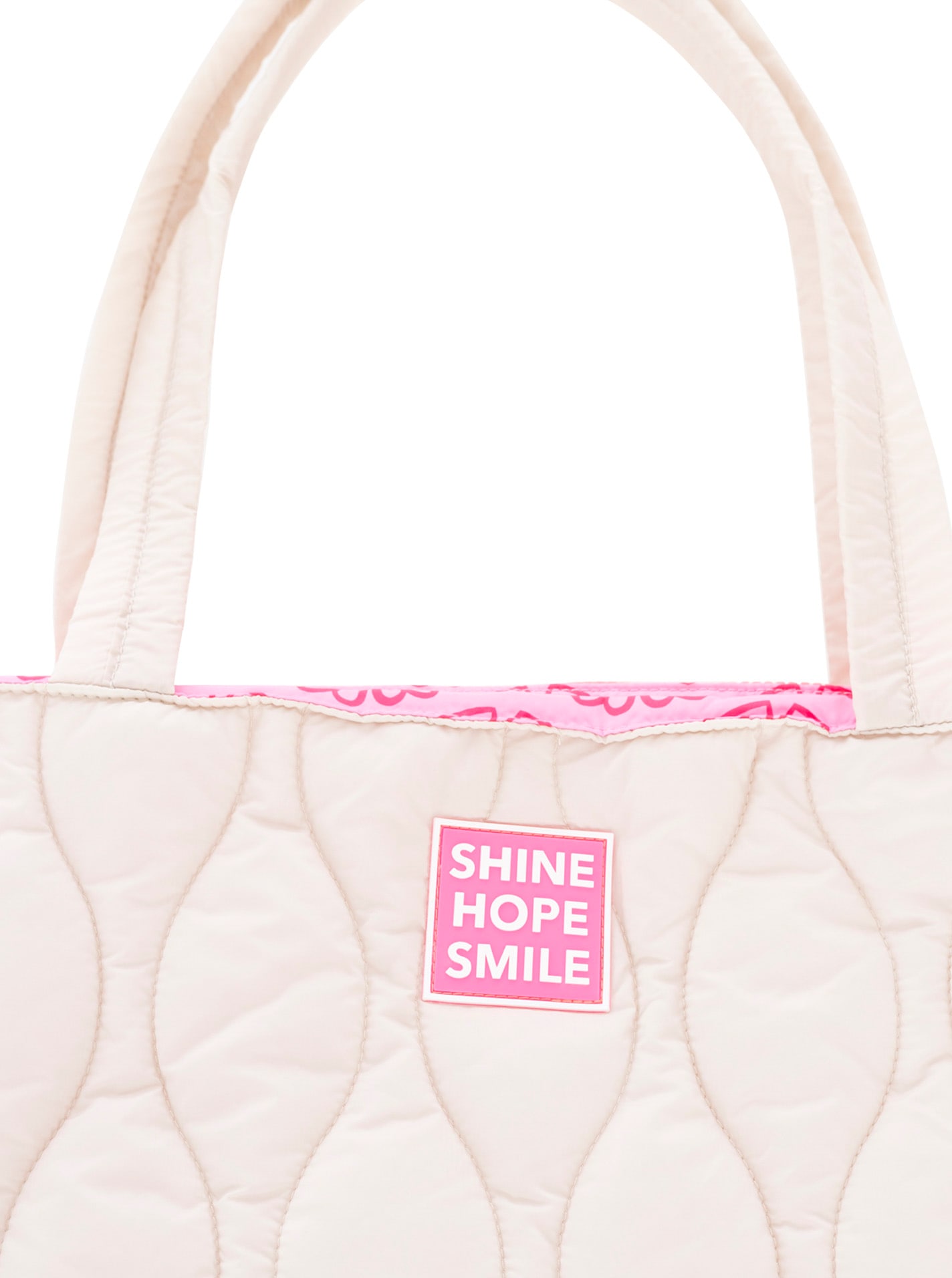 Zwillingsherz Shopper »"Steppung & Patch"« Steppung, langer Schulterriemen, Patch, Innenfutter mit Herzmuster