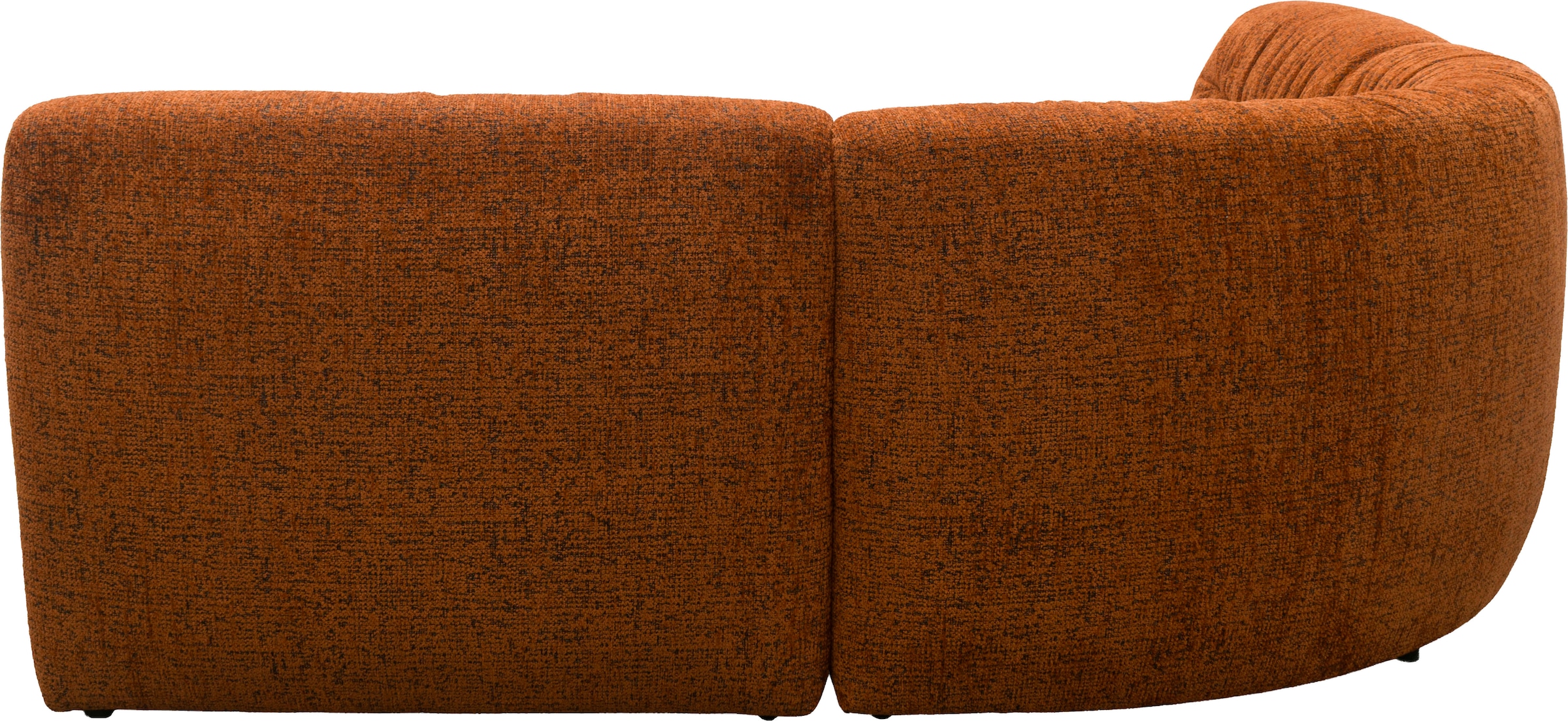 DOMO collection Ecksofa »Solum, B/T: 214/214 cm, moderne, runde Form mit großzügiger Polsterung« mit Federkern, L-Form