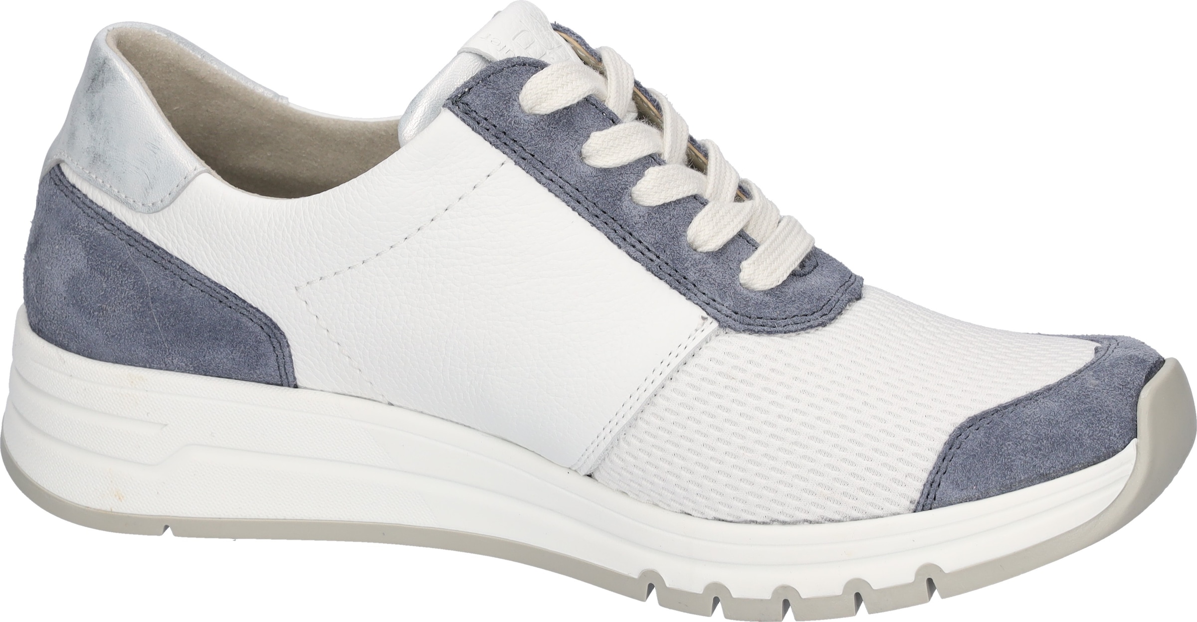 Waldläufer Keilsneaker  Schnürschuh, Halbschuh, Freizeitschuh mit zusätzlichem Reißverschluss