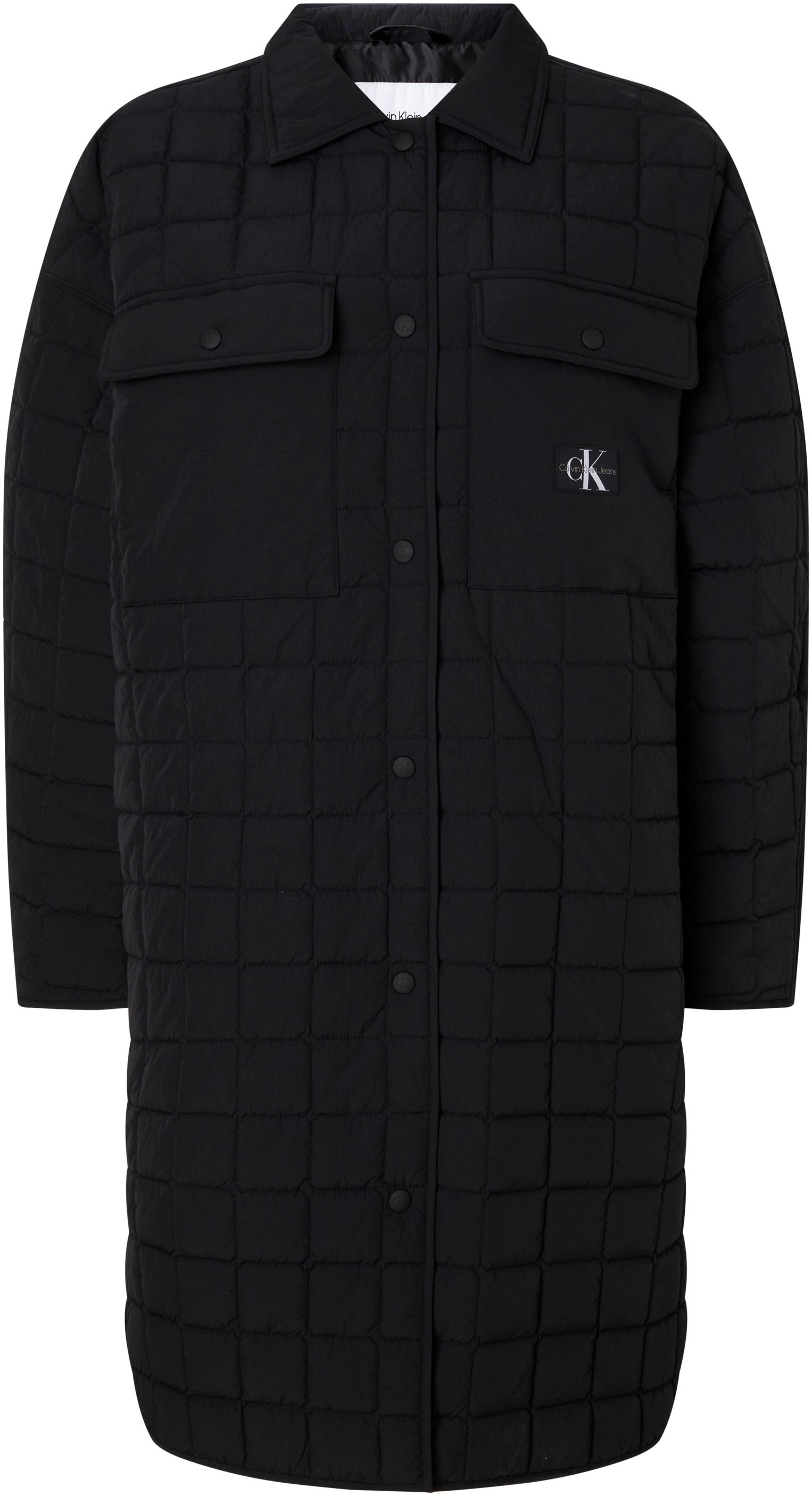 Calvin Klein Jeans Steppmantel »LONG QUILTED UTILITY COAT«