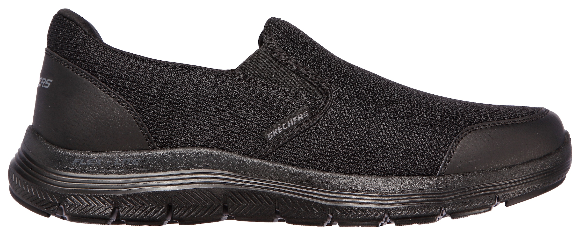 Skechers Slip-On Sneaker »FLEX ADVANTAGE 4.0«, Slipper, Schhlupfschuh, Komfortschuh mit Air Cooled Memory Foam