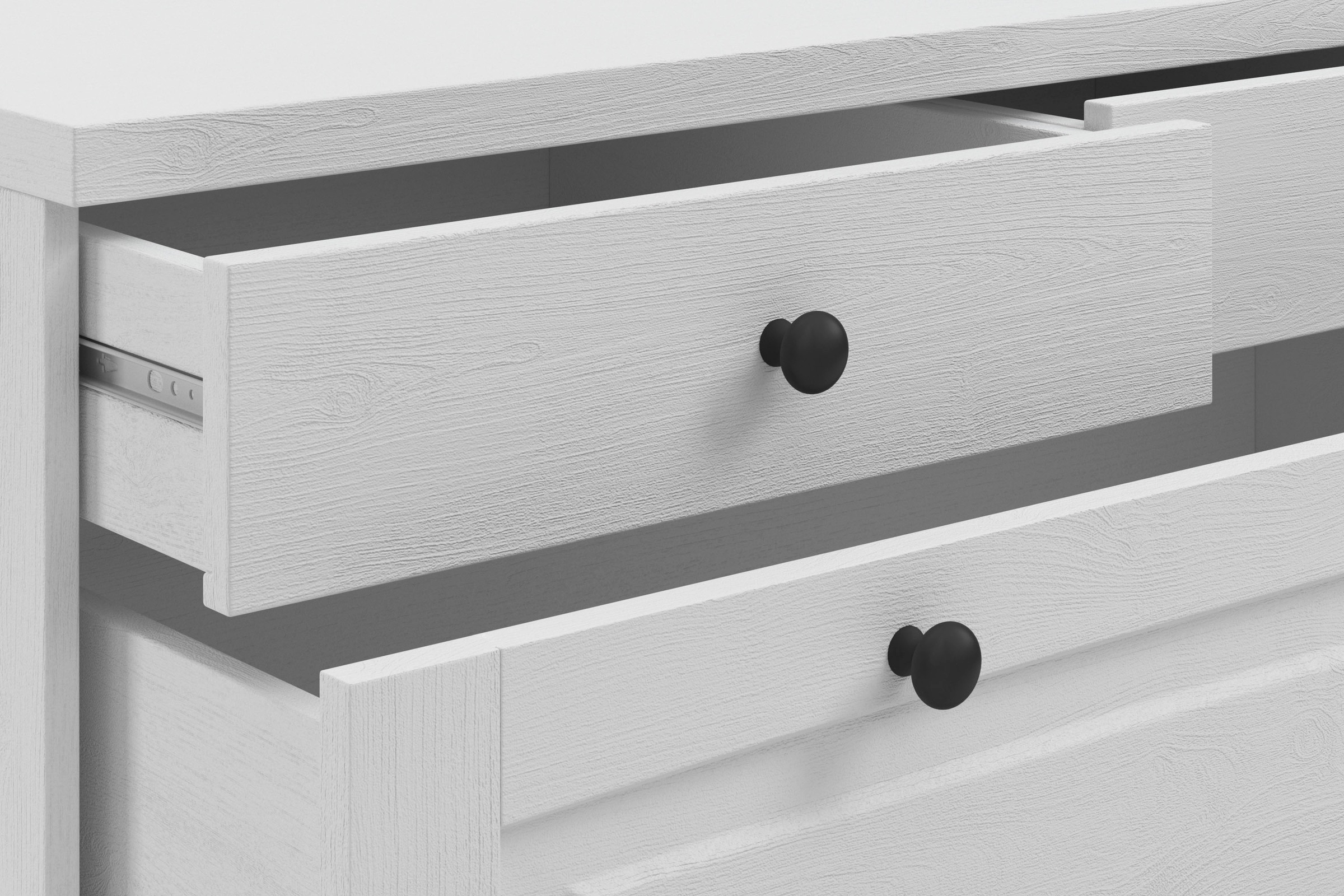 KOCHSTATION Unterschrank »KS-Osby«, (1 St.), Kiefer massiv, Breite 100 cm, 4 Schubkästen