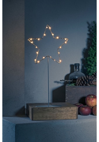 LED Stern »Weihnachtsstern, Weihnachtsdeko«, 20 flammig-flammig, LED Metallstern m....