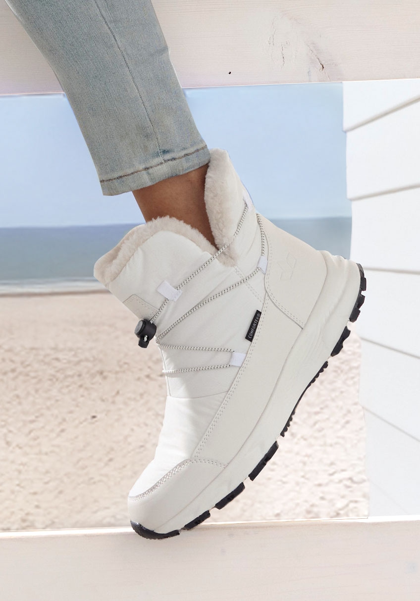 LASCANA Stiefelette »Outdoorstiefel, Winterstiefelette«  aus wasserabweisendem Material mit Warmfutter