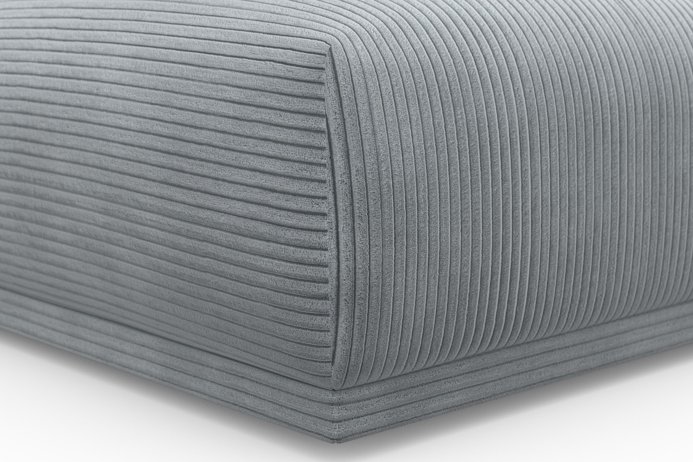 TRENDMANUFAKTUR Hocker »Braga, mit hochwertigem Kaltschaum, quadratisch, in Cord erhältlich«, (1 St.), moderner Polsterhocker, 85/42/85 cm (B/H/T)