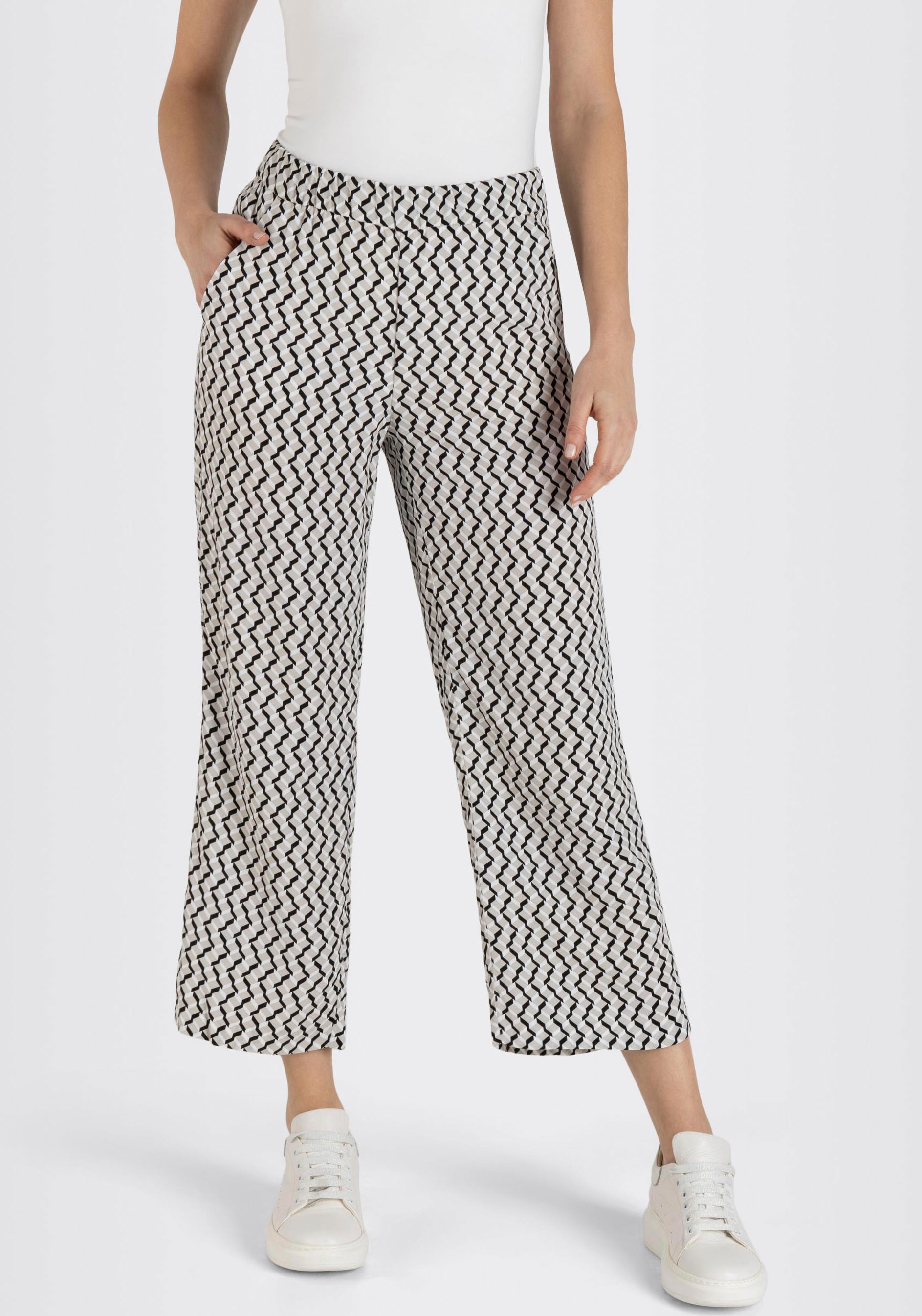 MAC 3/4-Hose »CHIARA CROPPED« mit weitem geradem Bein