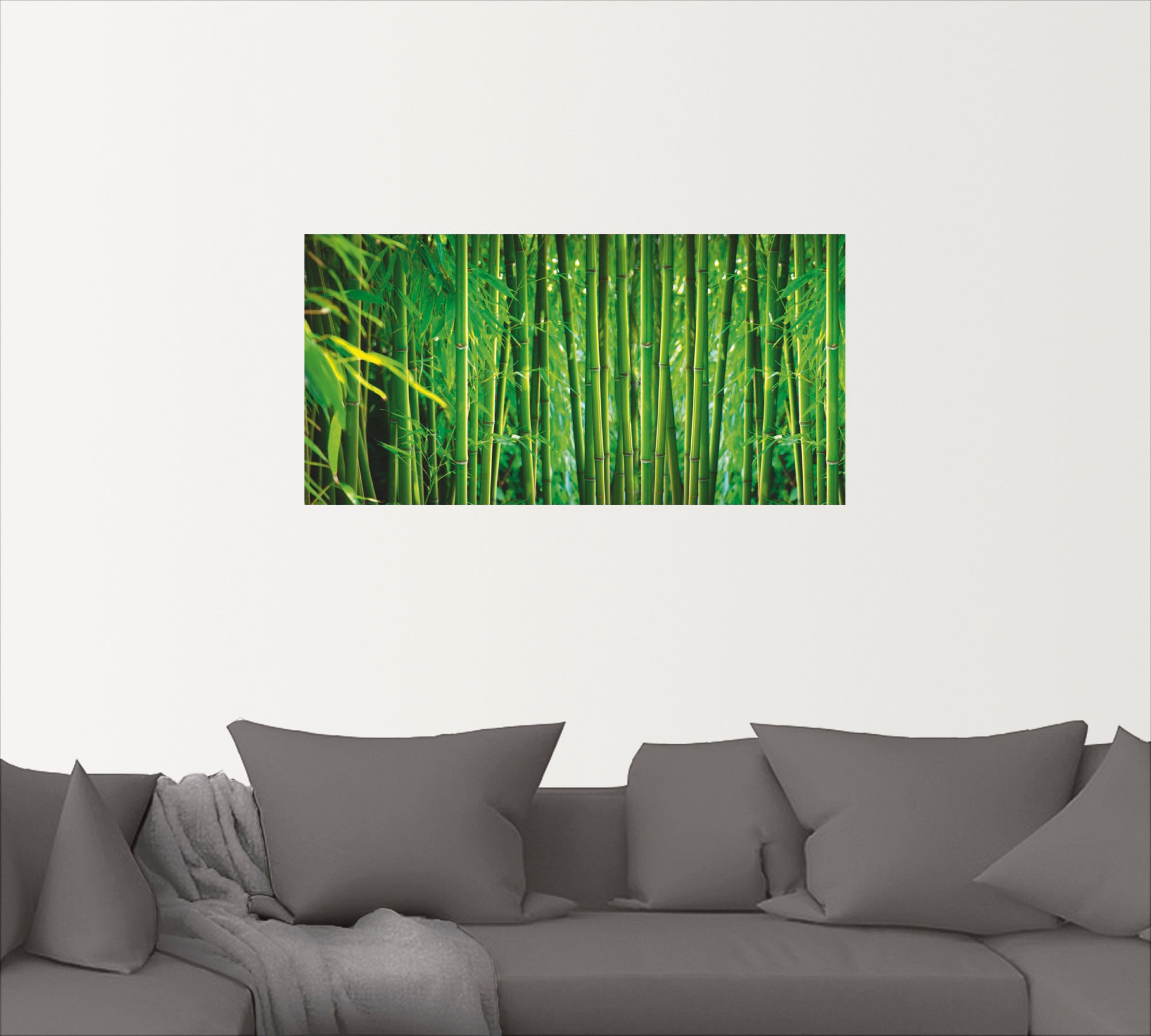 Artland Wandfolie »Bambus II«, Gräser, (1 St.), selbstklebend