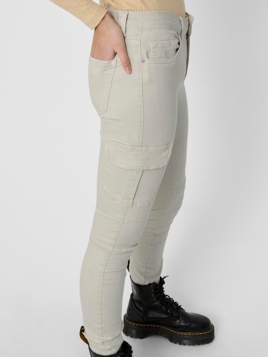 ONLY Cargohose »ONLMISSOURI REG ANK CARGO PNT«, knöchellang mit elastischem Beinabschluss