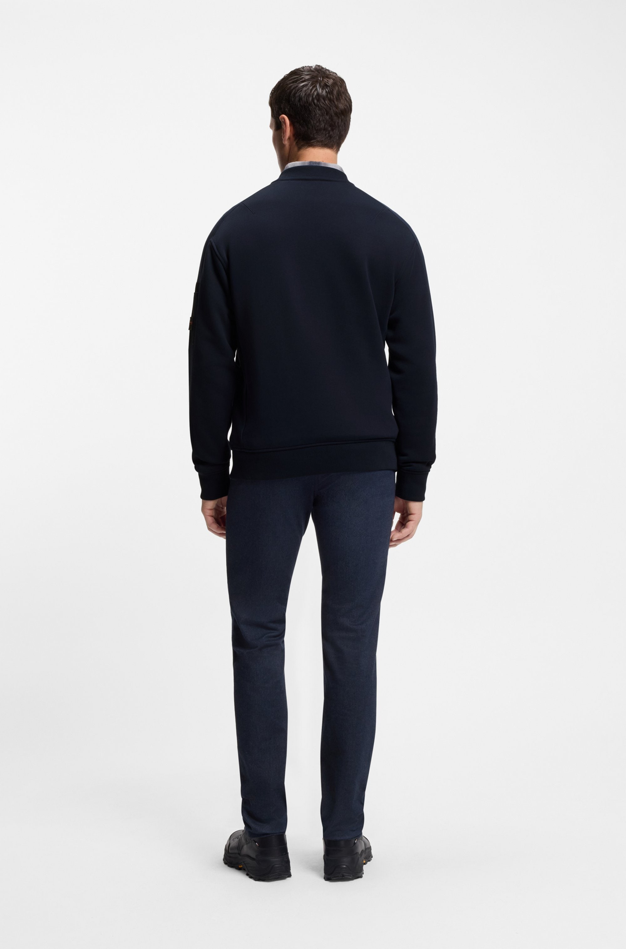 BOSS ORANGE Sweatshirt »We mixed« mit Ärmeltasche und Eingrifftaschen