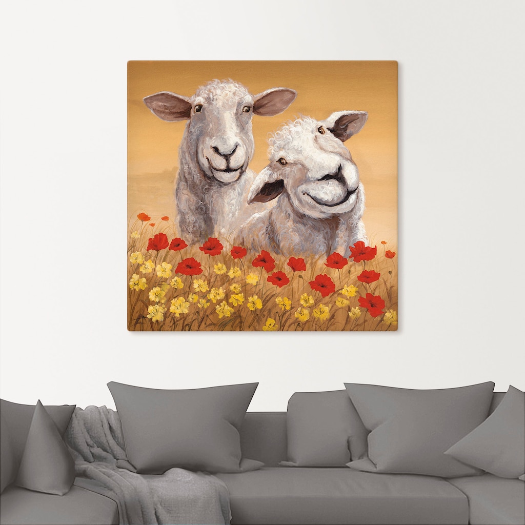 Artland Wandbild »Schafe«, Haustiere, (1 St.)