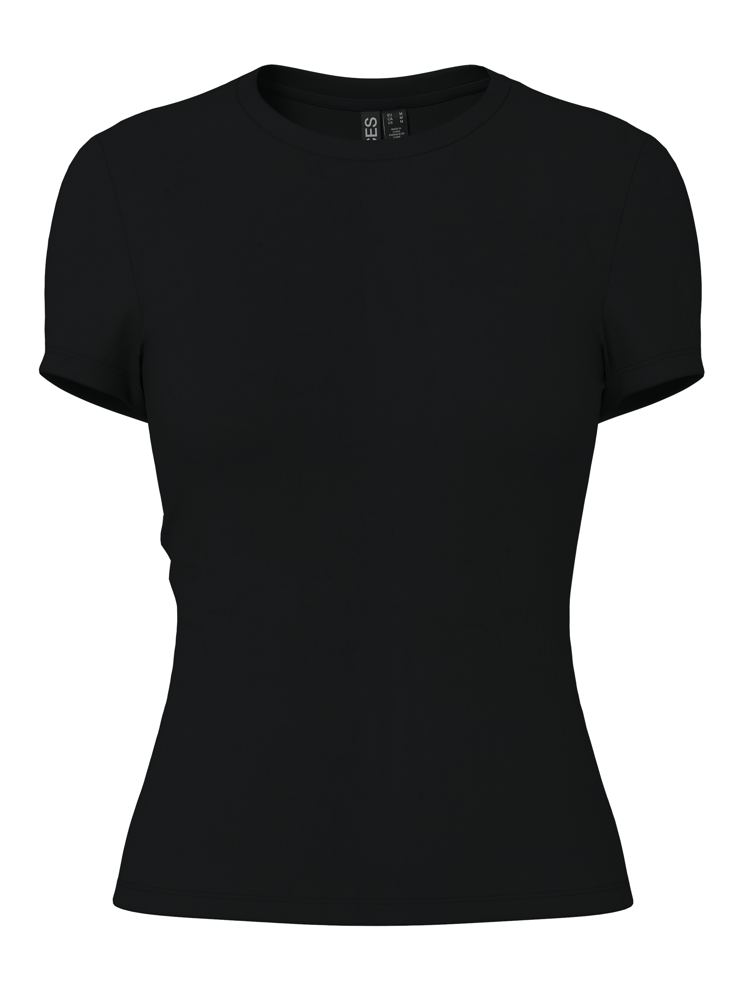 pieces Kurzarmshirt »PCLULA SS TEE JRS NOOS« Materialmix