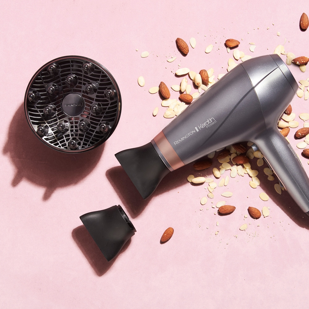 Remington Haartrockner »AC8820 E51 Keratin Protect Dryer«, 2200 W, 3 Aufsätze, Profi, mit Ionenpflege, Keratinbeschichtung, langlebigem AC-Motor