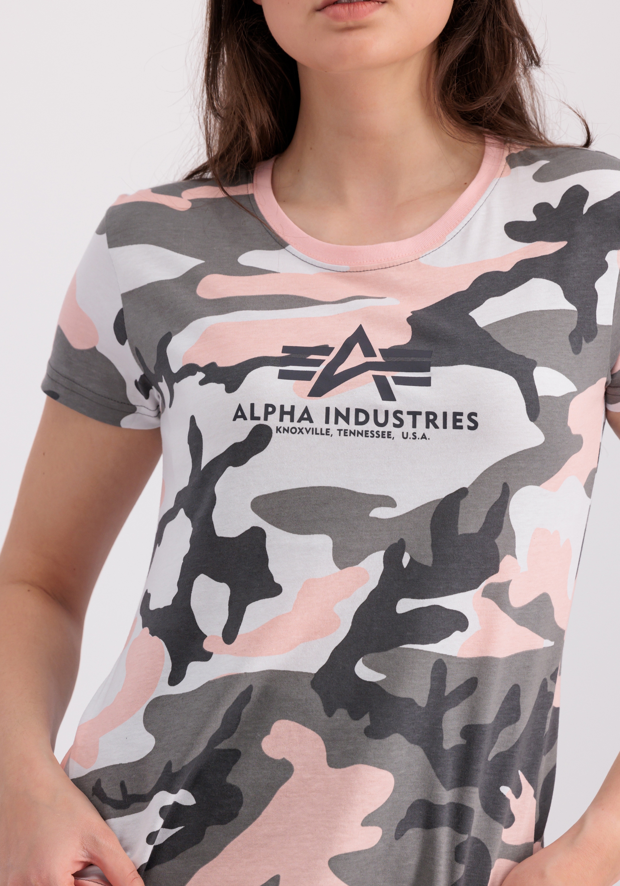 Alpha Industries T-Shirt »Alpha Industries Women - T-Shirts New Camo Basic T Wmn«