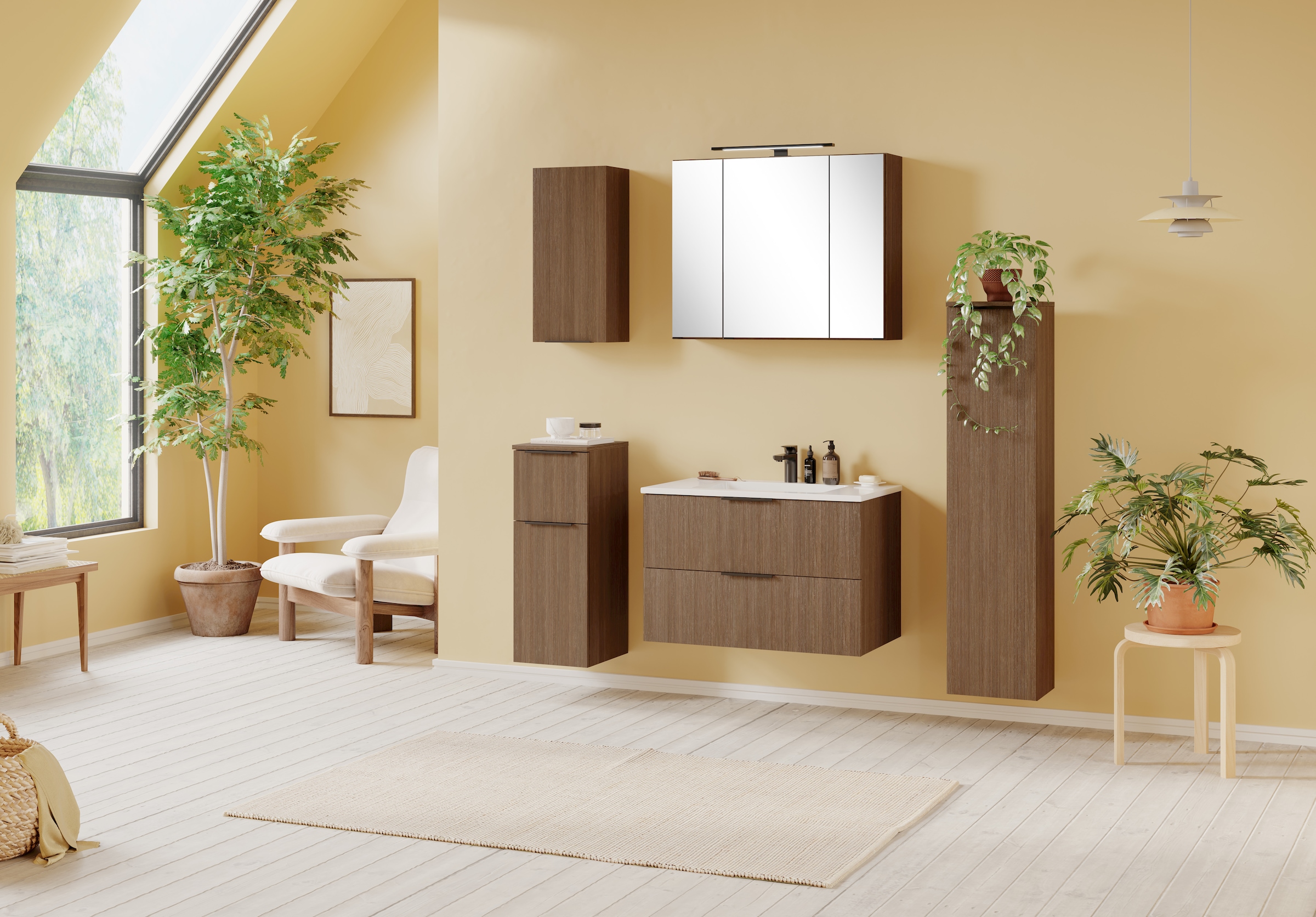 welltime Unterschrank, Welltime, B 30 cm, reversibel, gedämpfte Scharniere & Softclose-Fkt.