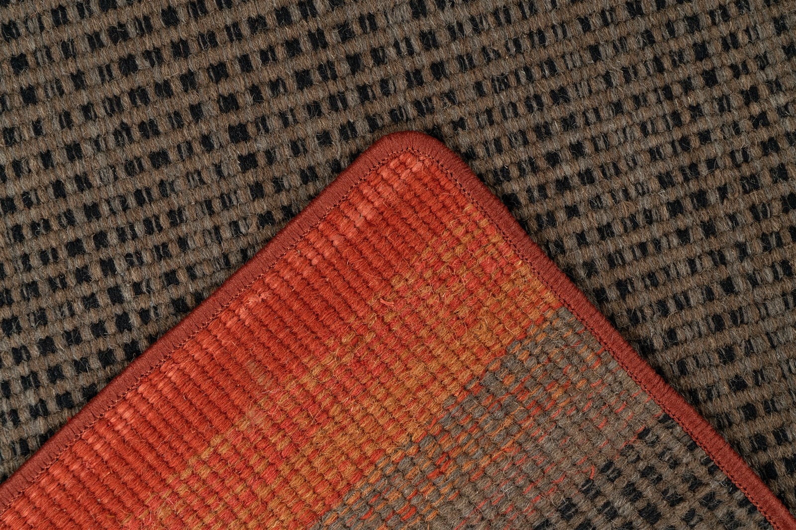 Padiro Teppich »Twice 325« rechteckig 13 mm Höhe Handgearbeitet, Naturteppich, beidseitig verwendbar