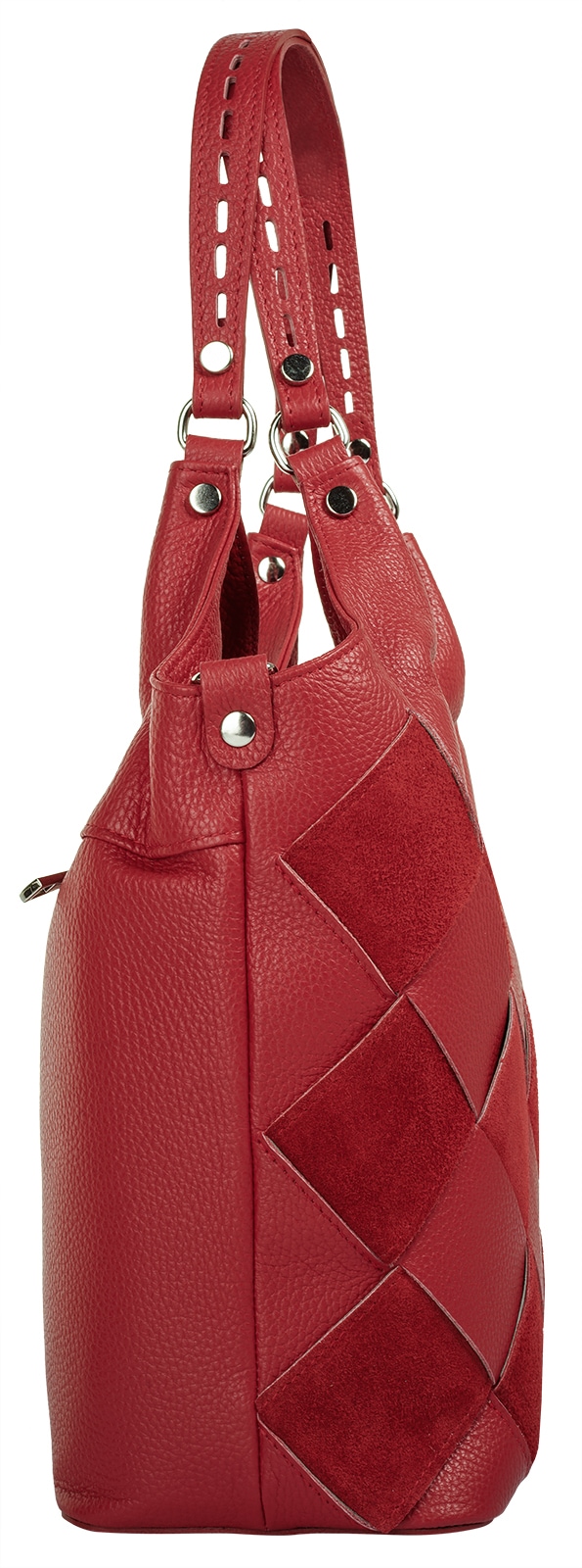 Samantha Look Shopper echt Leder, Made in Italy