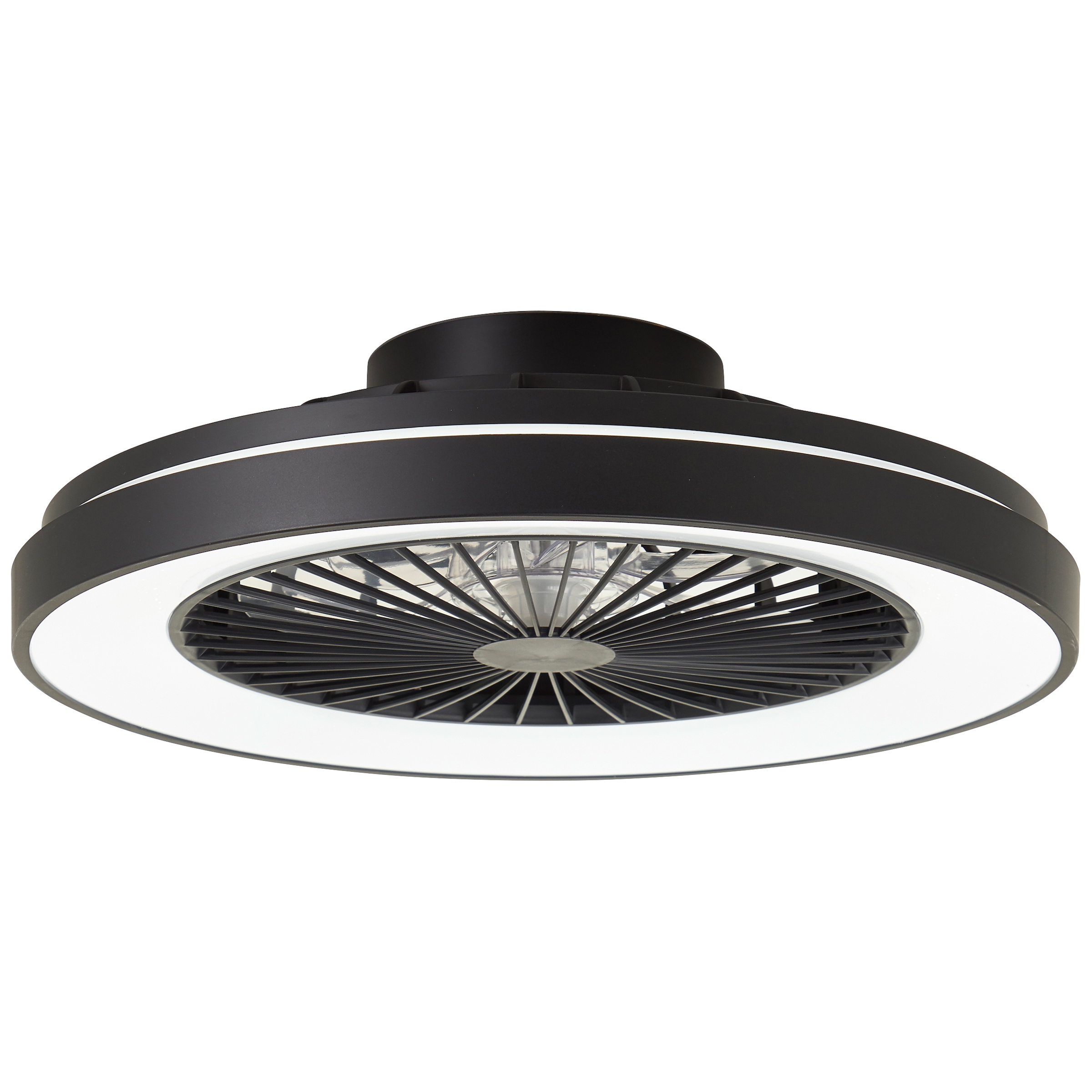Brilliant LED Deckenleuchte »Mazzaro Deckenventilator« 1 Stk. warmweiß - kaltweiß Deckenlampe, Ventilator, 48,5 cm, digitales RGB, CCT, dimmbar