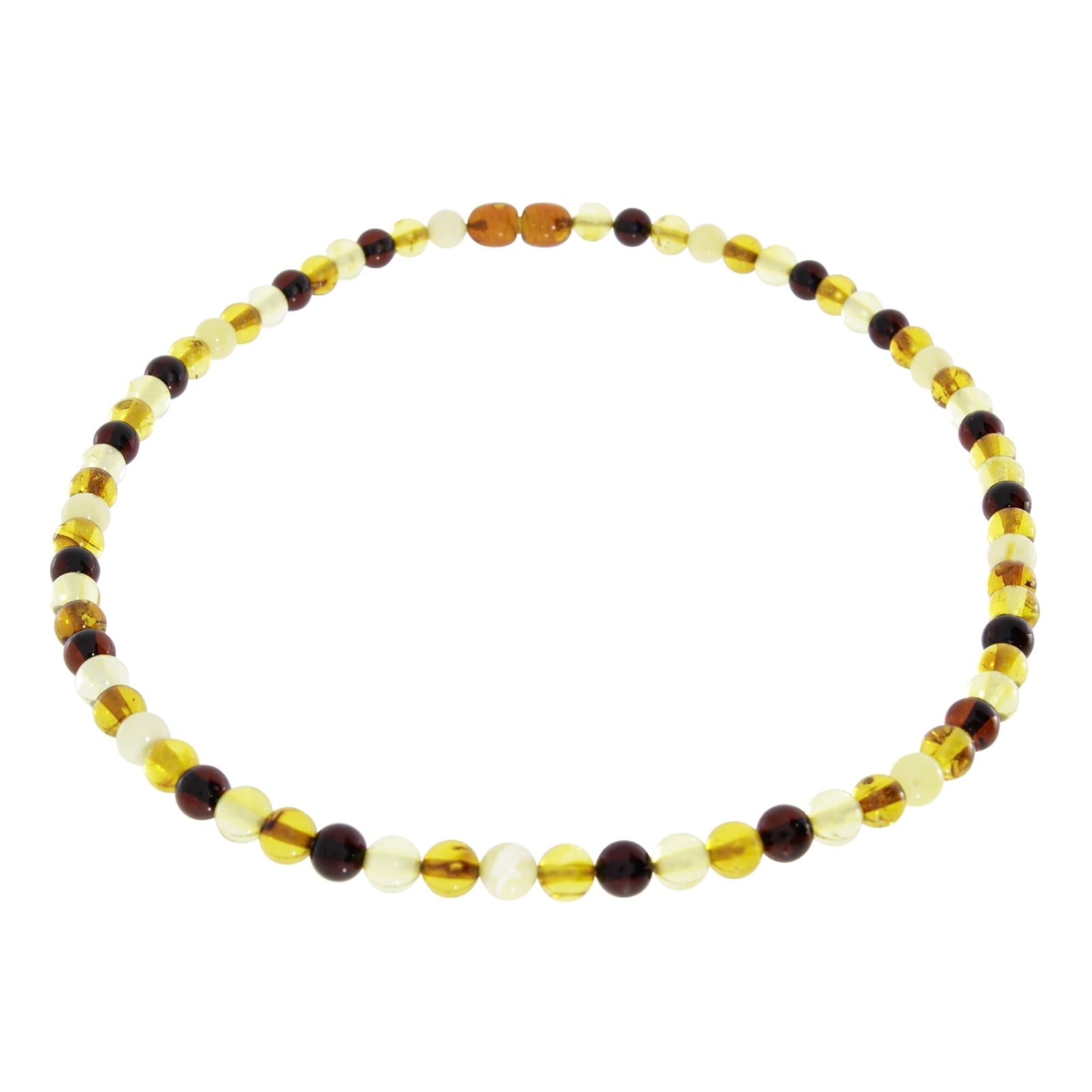 OSTSEE-SCHMUCK Kette ohne Anhänger »- Kugel 6 mm - Bernstein -,«