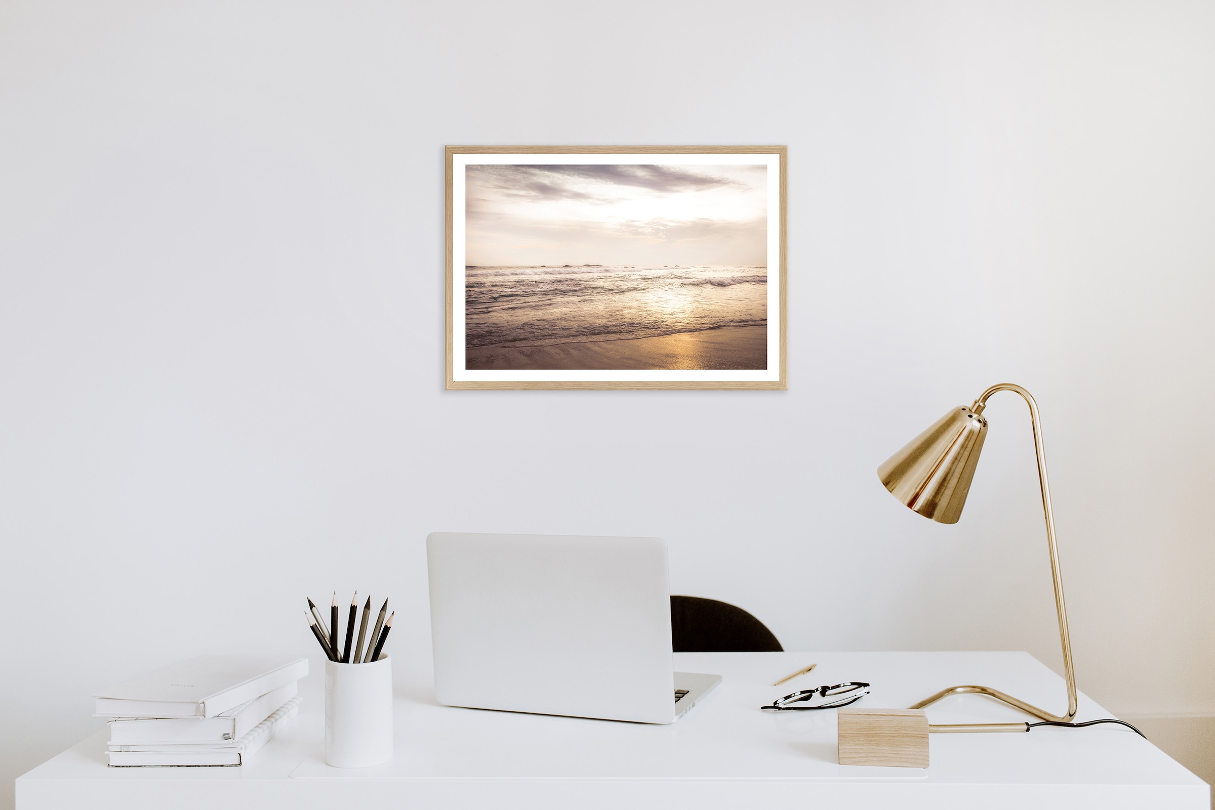 Bönninghoff Bild mit Rahmen, Strand-Meer, (1 St.), BxH: 70x50 cm bequem  bestellen