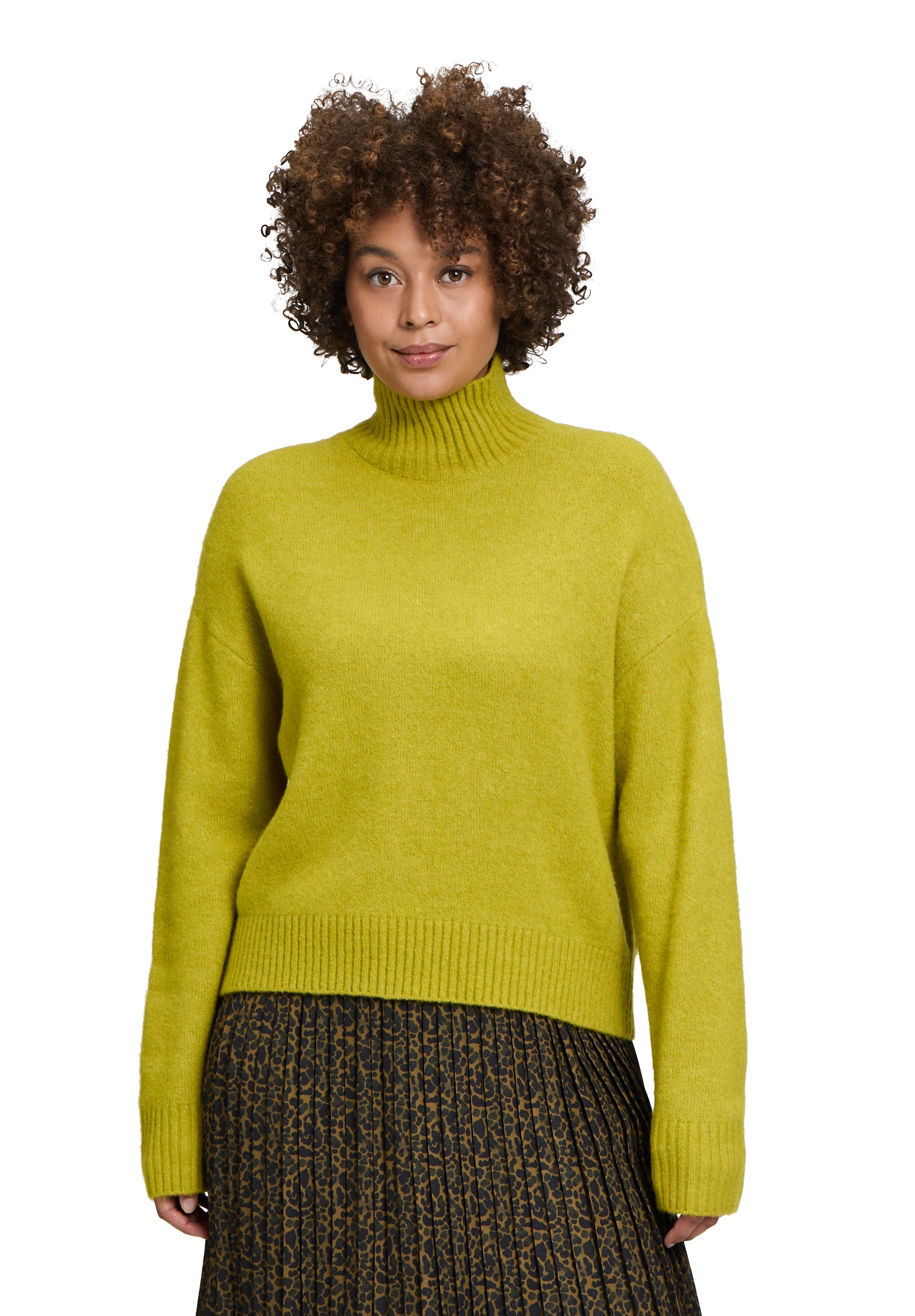 Cartoon Strickpullover »Strickpullover mit Stehkragen«