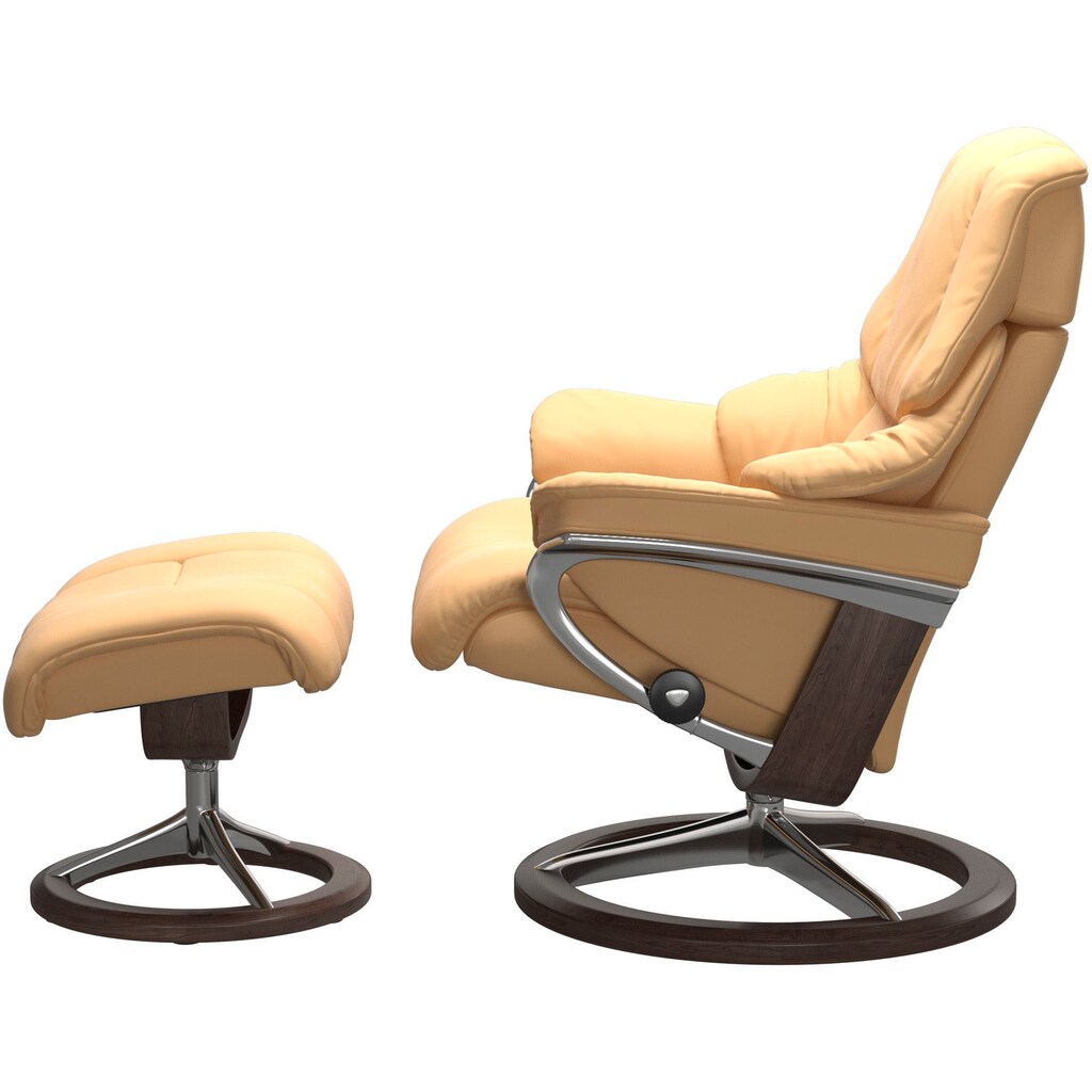 Stressless® Relaxsessel »Reno«, (Set, Relaxsessel mit Hocker)