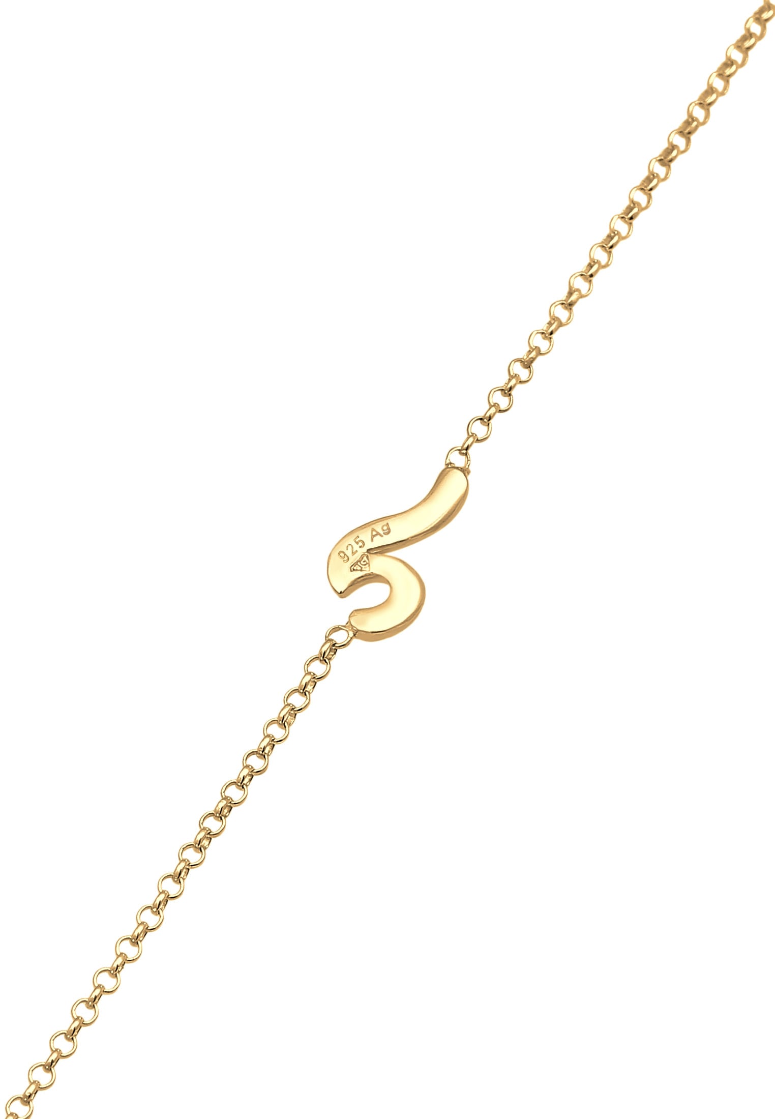 Elli Fußkette »Fußschmuck Wellen Wave Strand Maritim 925 Silber«