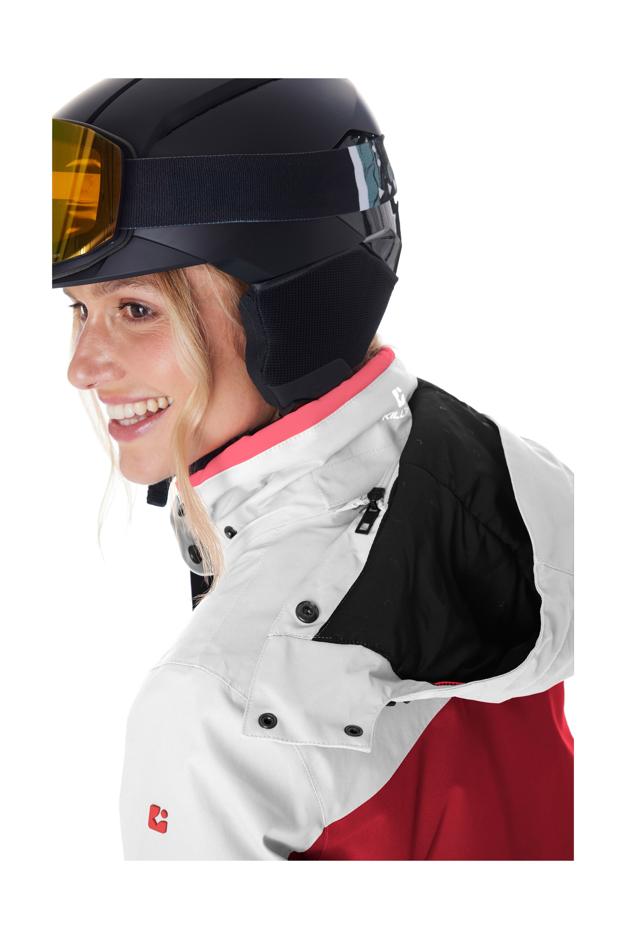 Killtec Skijacke »KSW 67 WMN SKI JCKT« Damen Skijacke: wasserdicht, atmungsaktiv, abnehmbare Kapuze