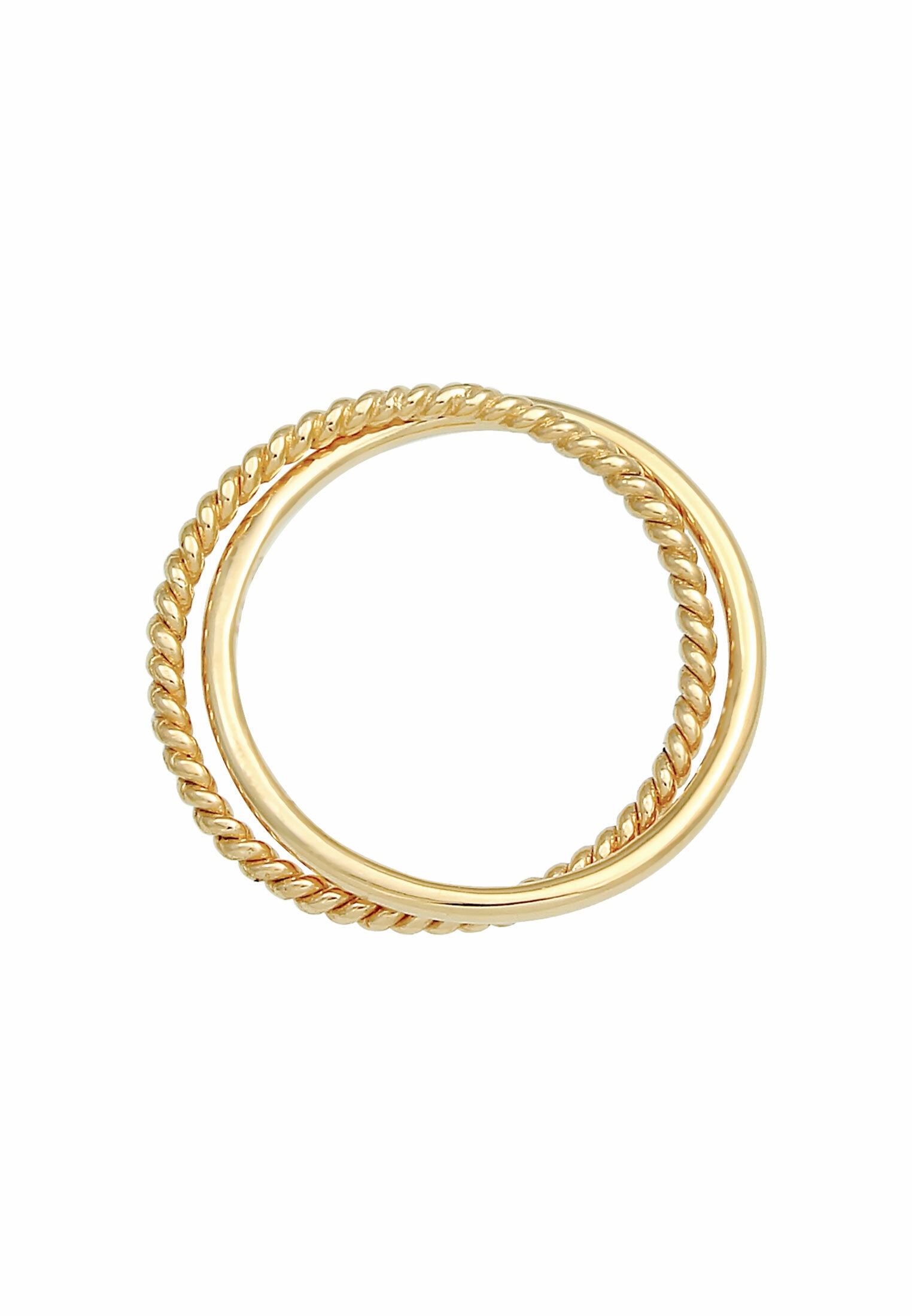 Elli Silberring »Ring Wickelring Klassik Fein Gedreht 925 Silber«