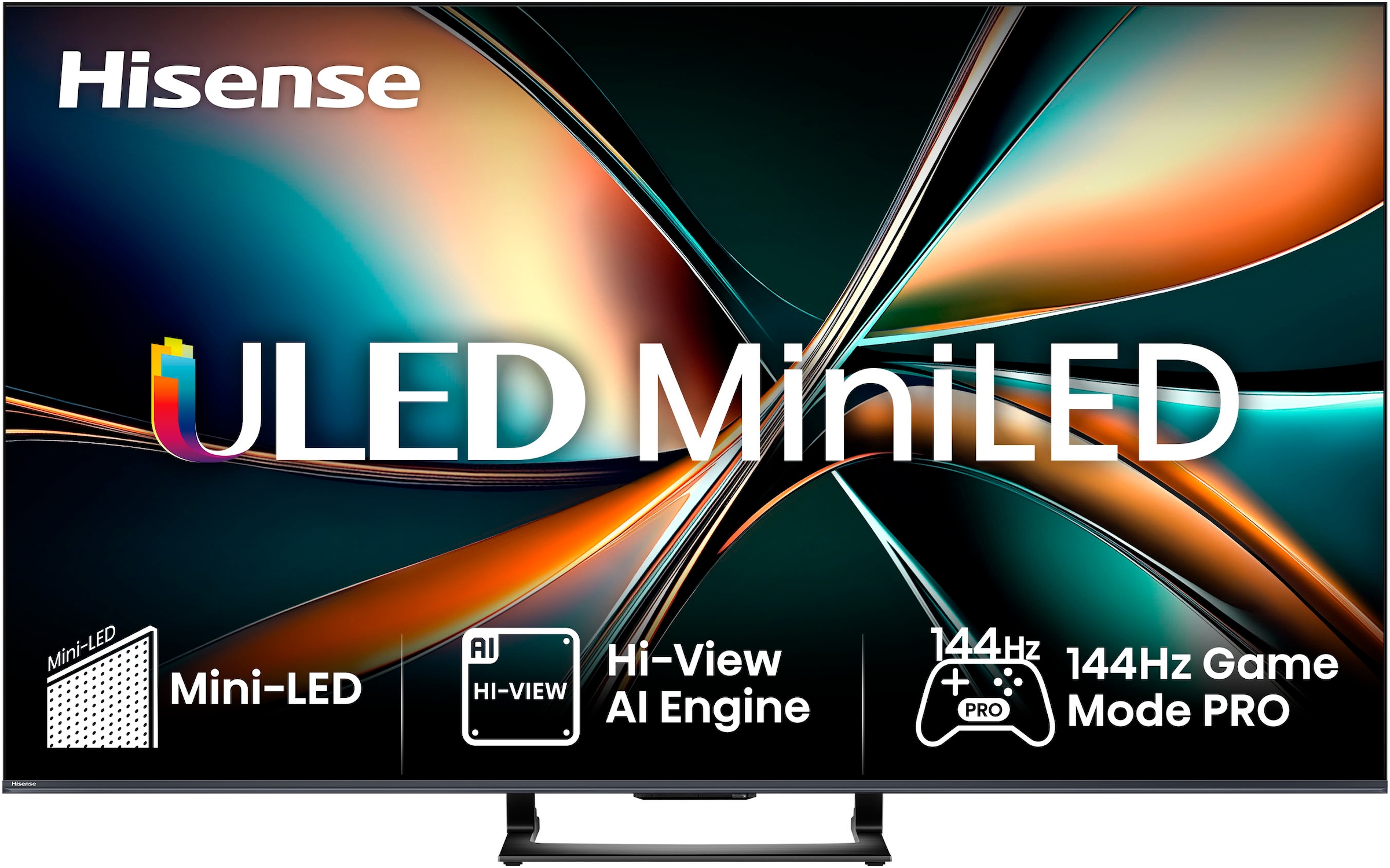 Hisense QLED Mini LED-Fernseher »65U7Q«, 4K Ultra HD, Smart-TV, 4K UHD Mini LED